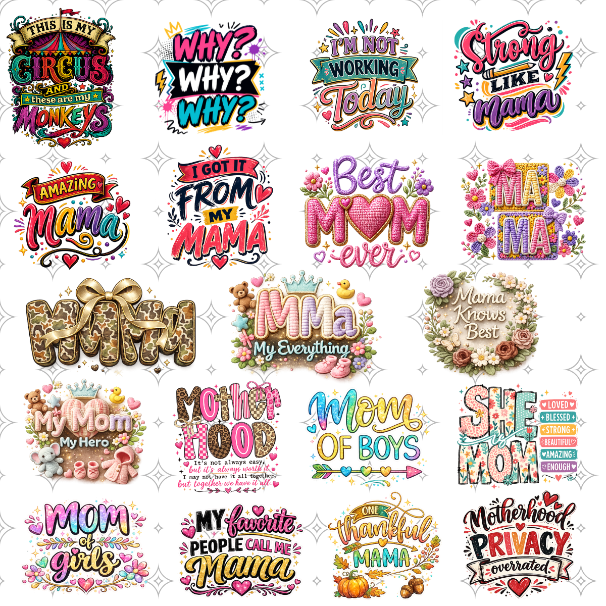 Digital Download Designs | PNG & SVG for Shirts, Cricut & Print-on-Demand