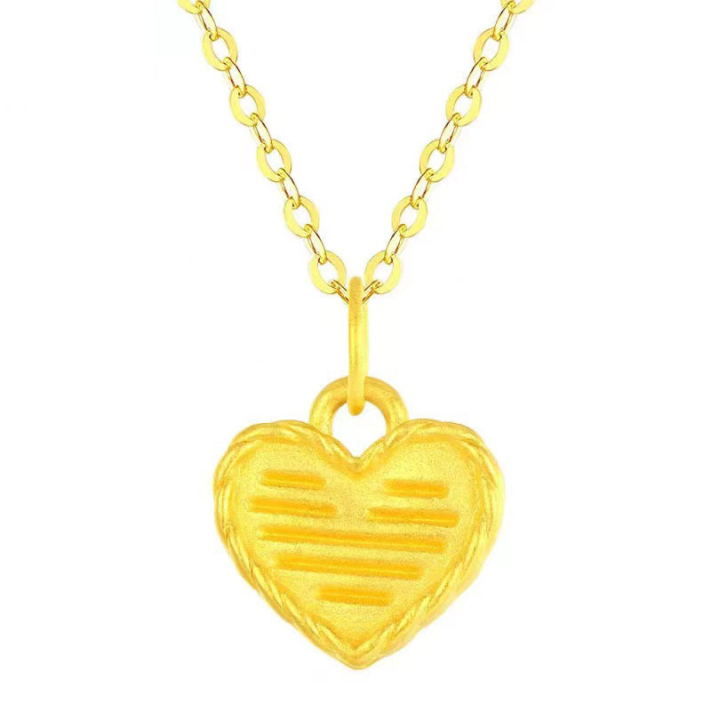 Gold Pendant Necklace, Gold Jewelry