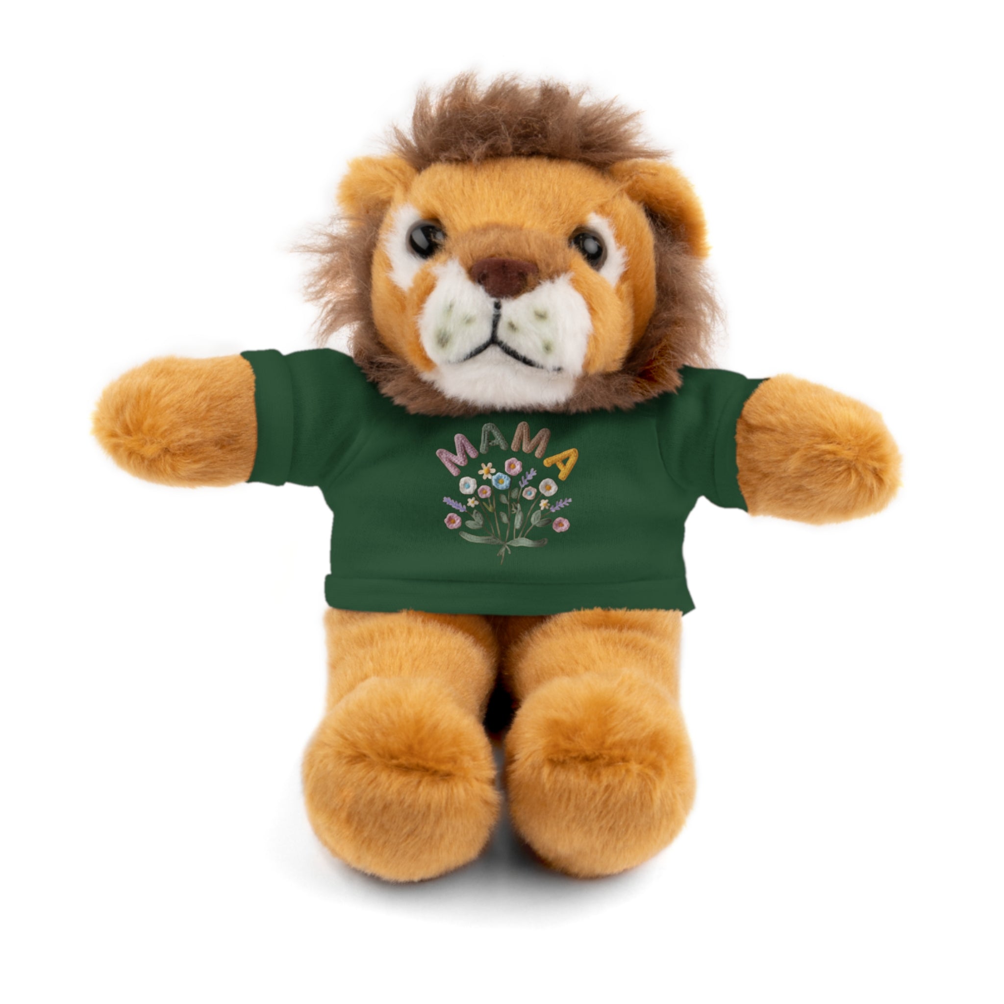 Mama Floral Bear Plush with Tee — Cute Mother's Day Gift