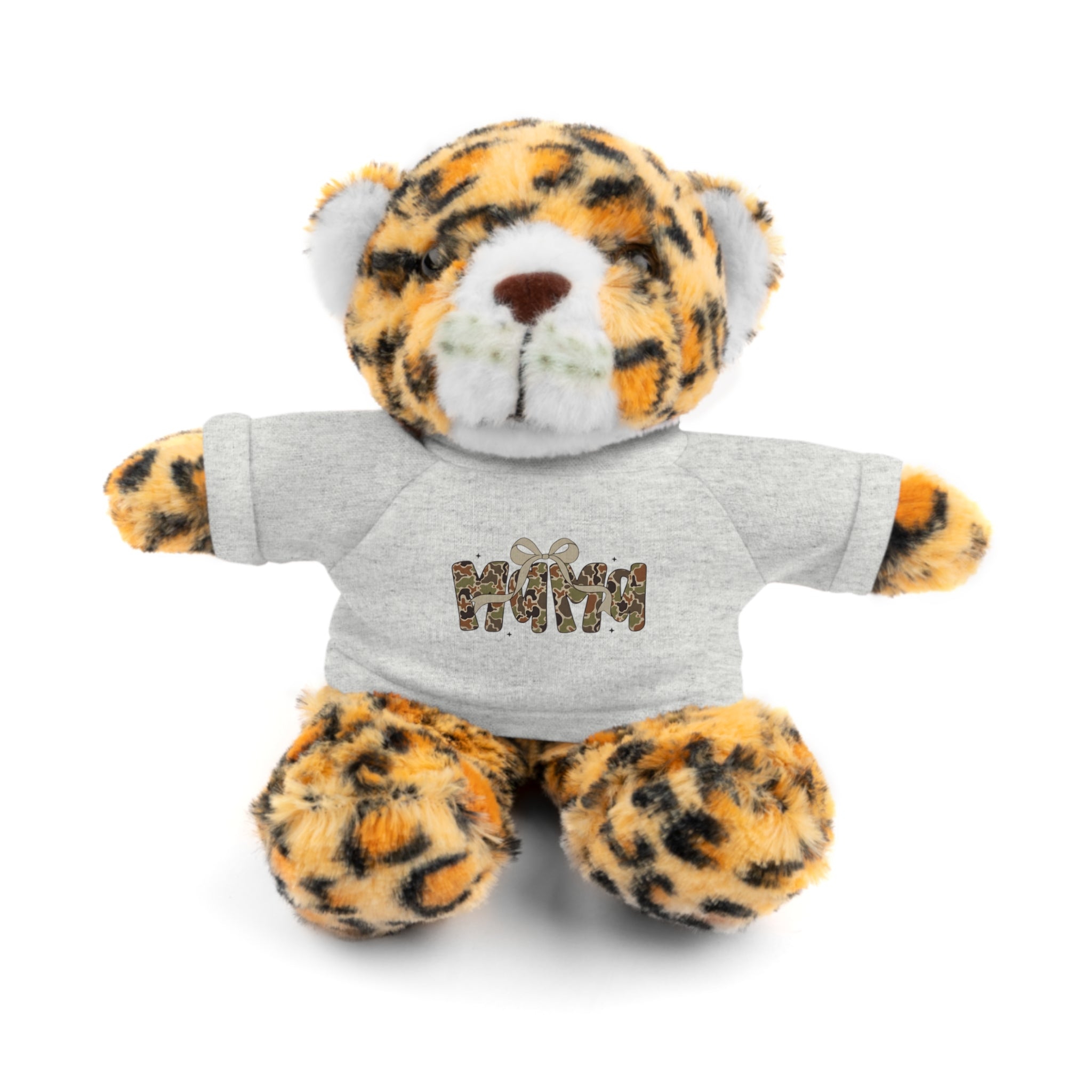 Teddy Bear Plush with 'Mama' Tee – Cozy Gift for New Moms & Mother's Day