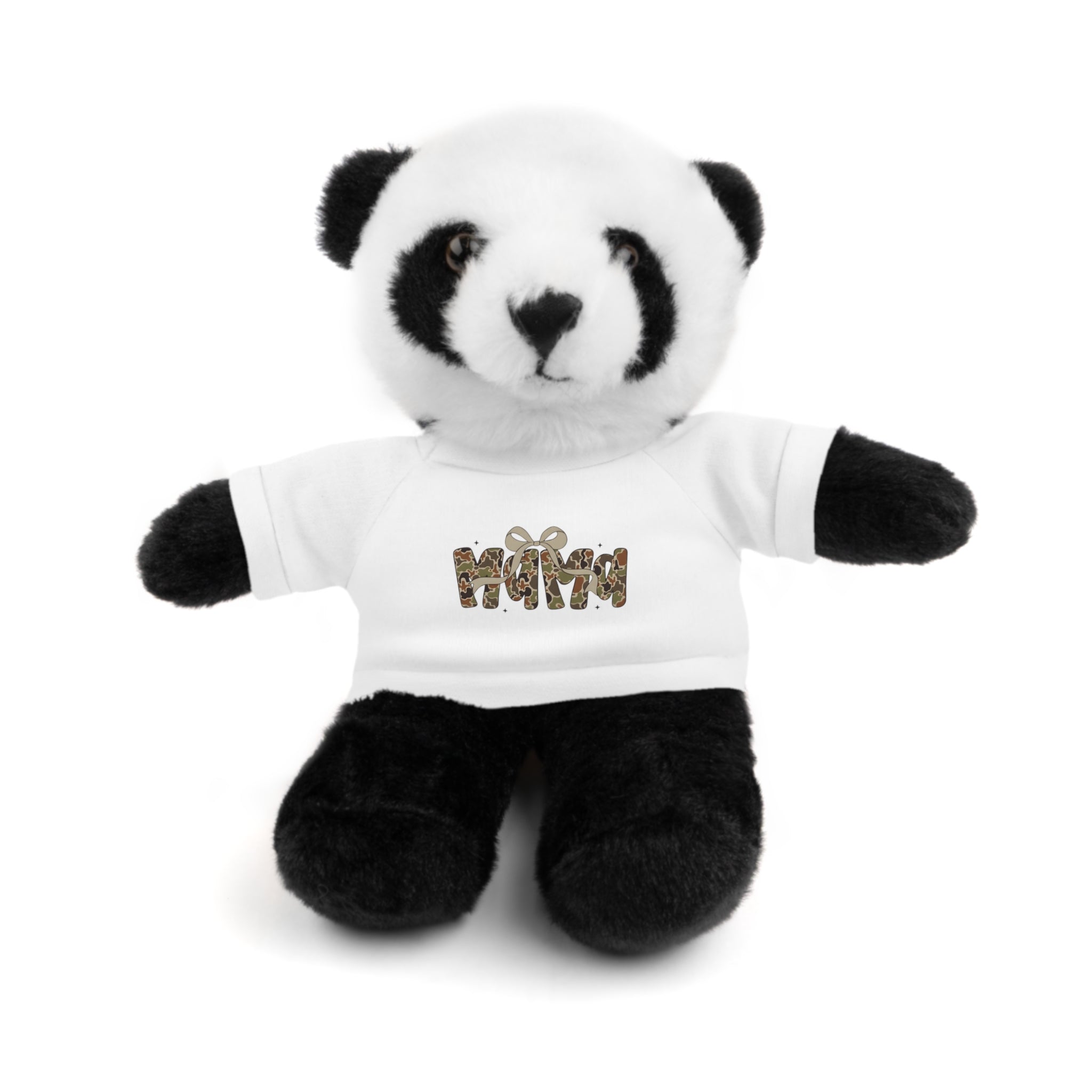 Teddy Bear Plush with 'Mama' Tee – Cozy Gift for New Moms & Mother's Day