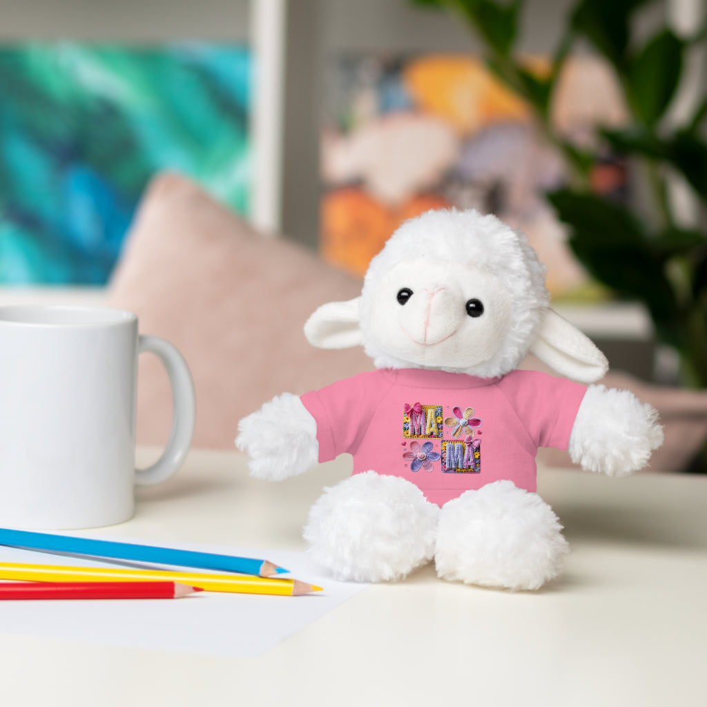 Mama Floral Teddy Bear with T-Shirt