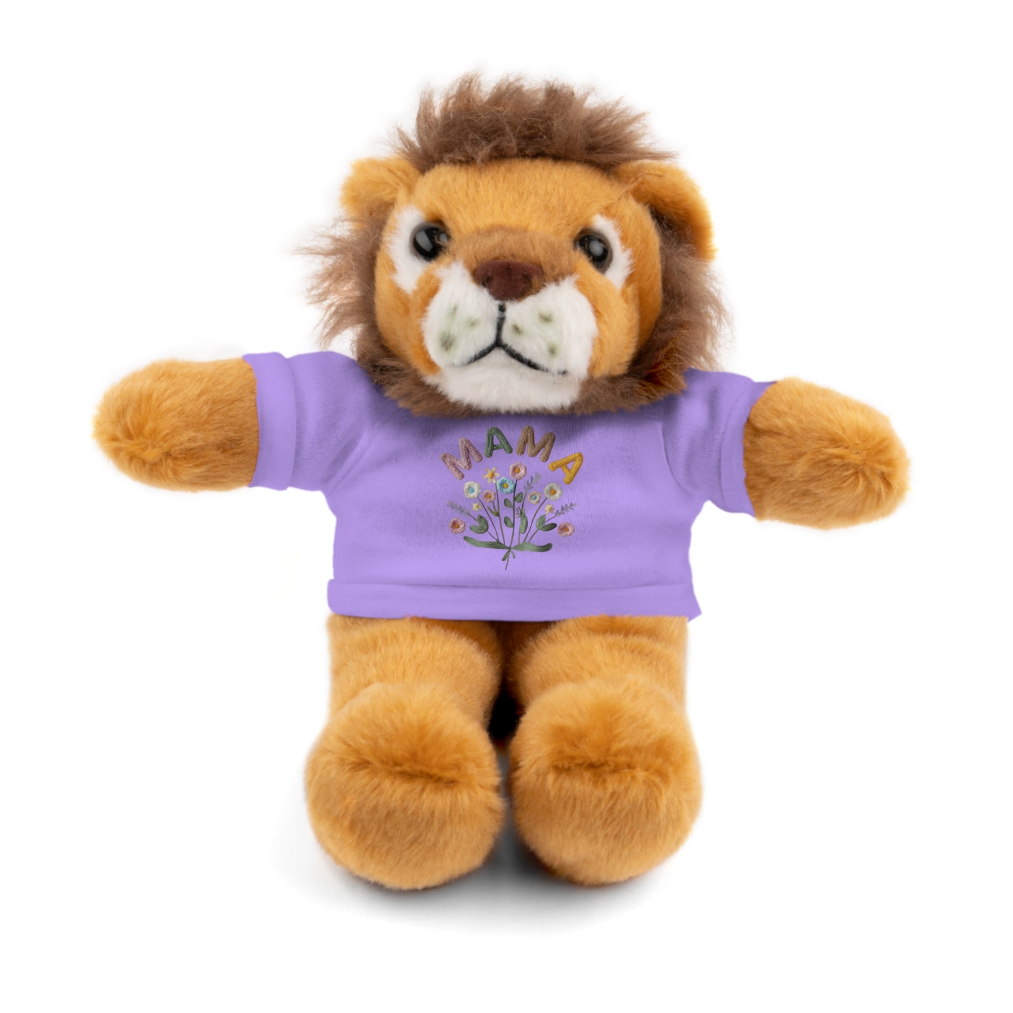 Mama Floral Bear Plush with Tee — Cute Mother's Day Gift