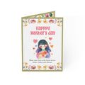 Mother's Day Greeting Card - Cute Floral Mom Card “Your Love Is the Heart of Our Home” (Bulk 1/10/30/50)
