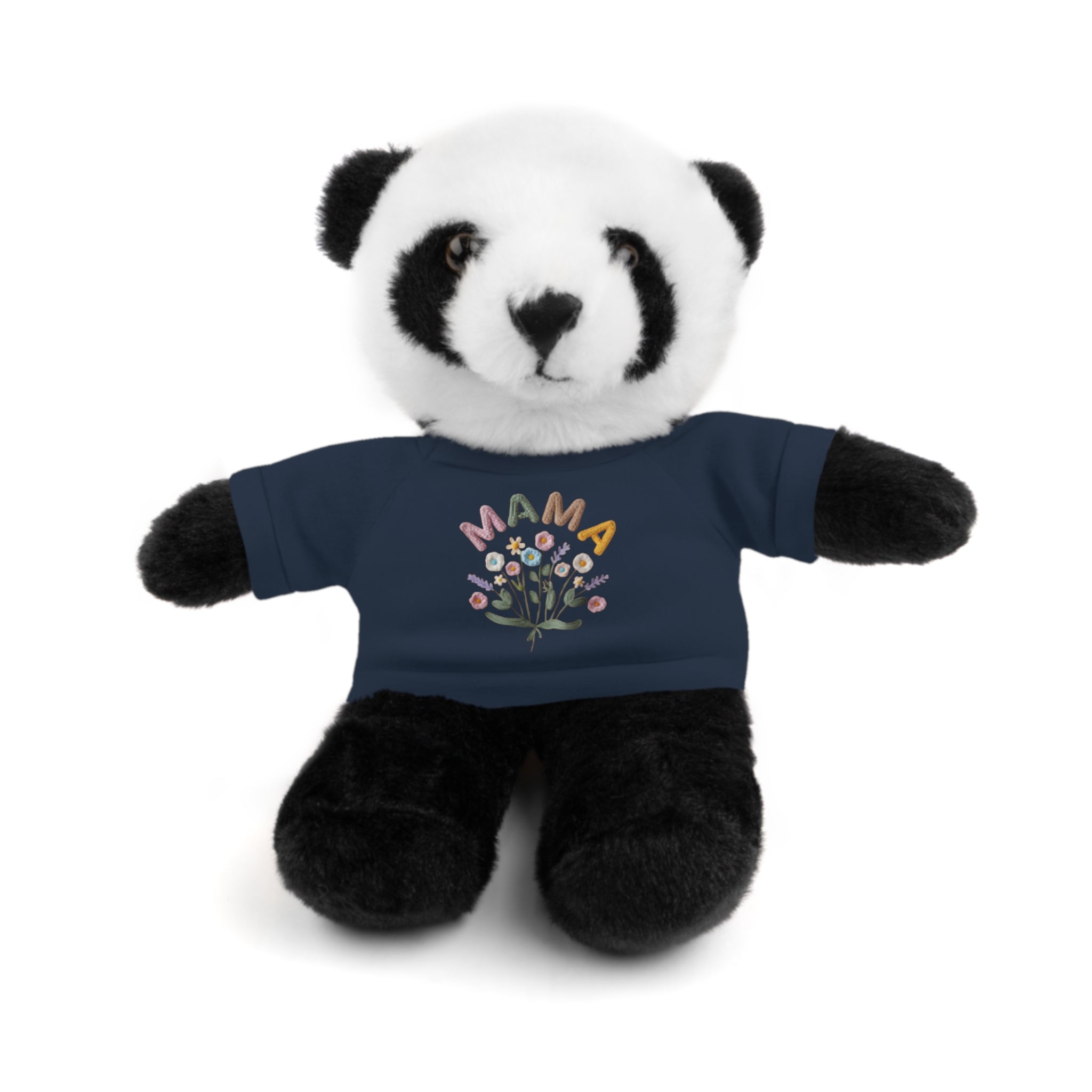 Mama Floral Bear Plush with Tee — Cute Mother's Day Gift