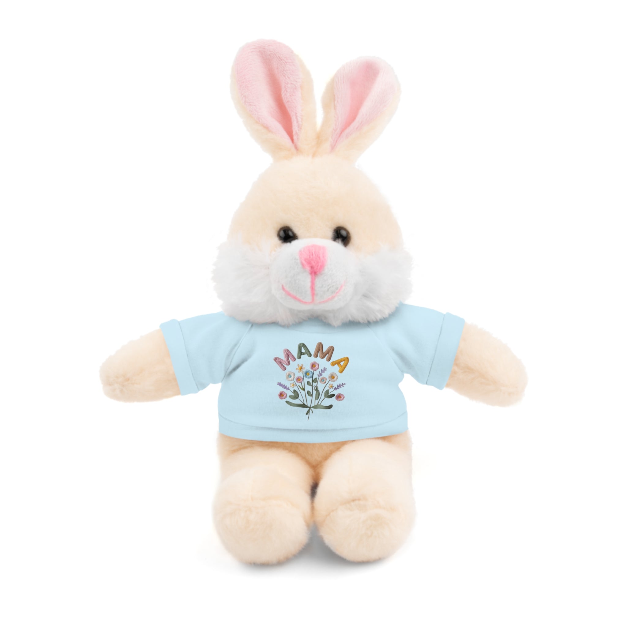 Mama Floral Bear Plush with Tee — Cute Mother's Day Gift