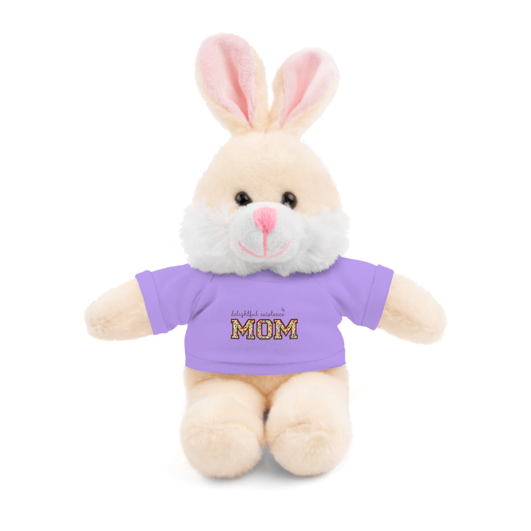 “Delightful Existence MOM” Floral Plush Toy — Plush Gift for Mother's Day
