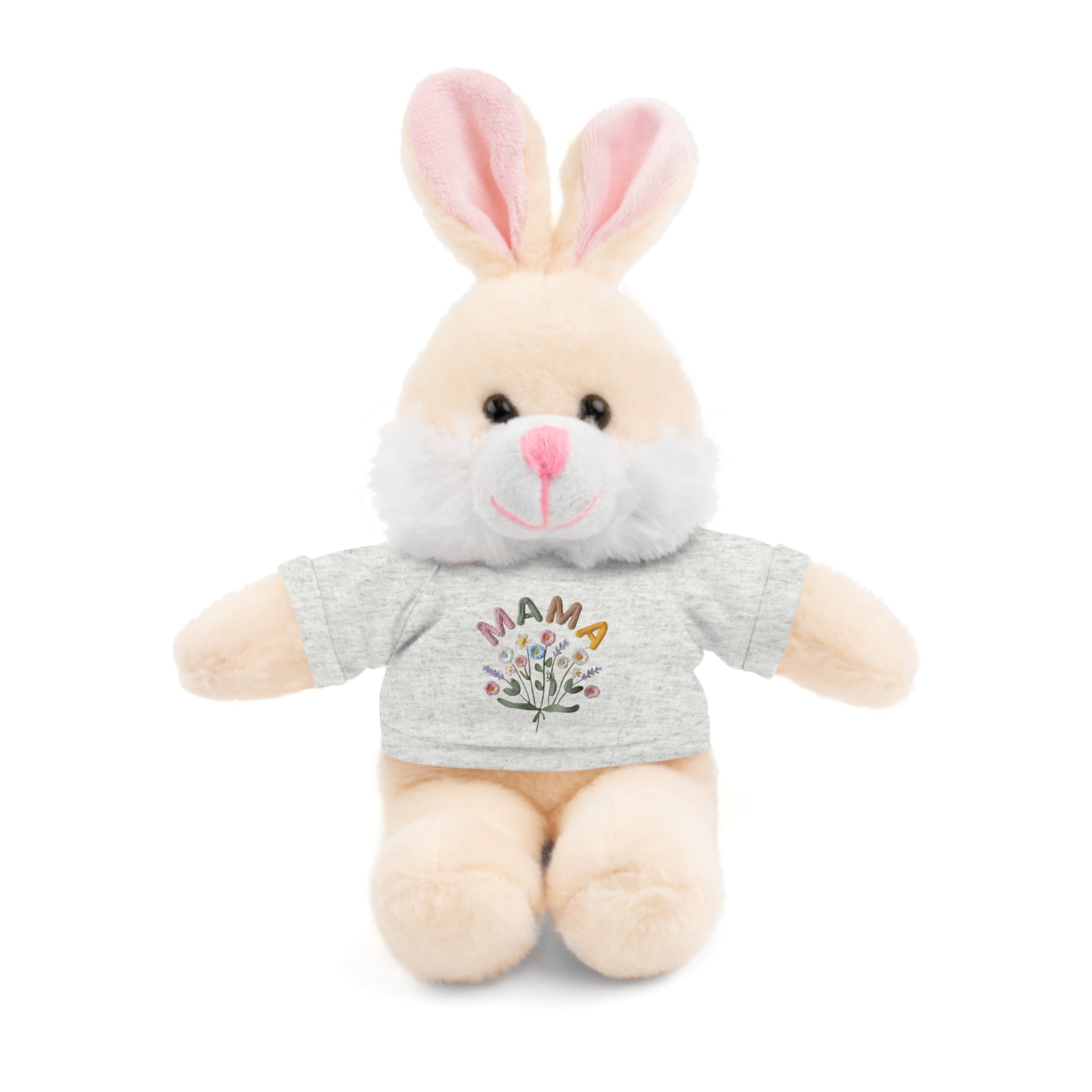 Mama Floral Bear Plush with Tee — Cute Mother's Day Gift