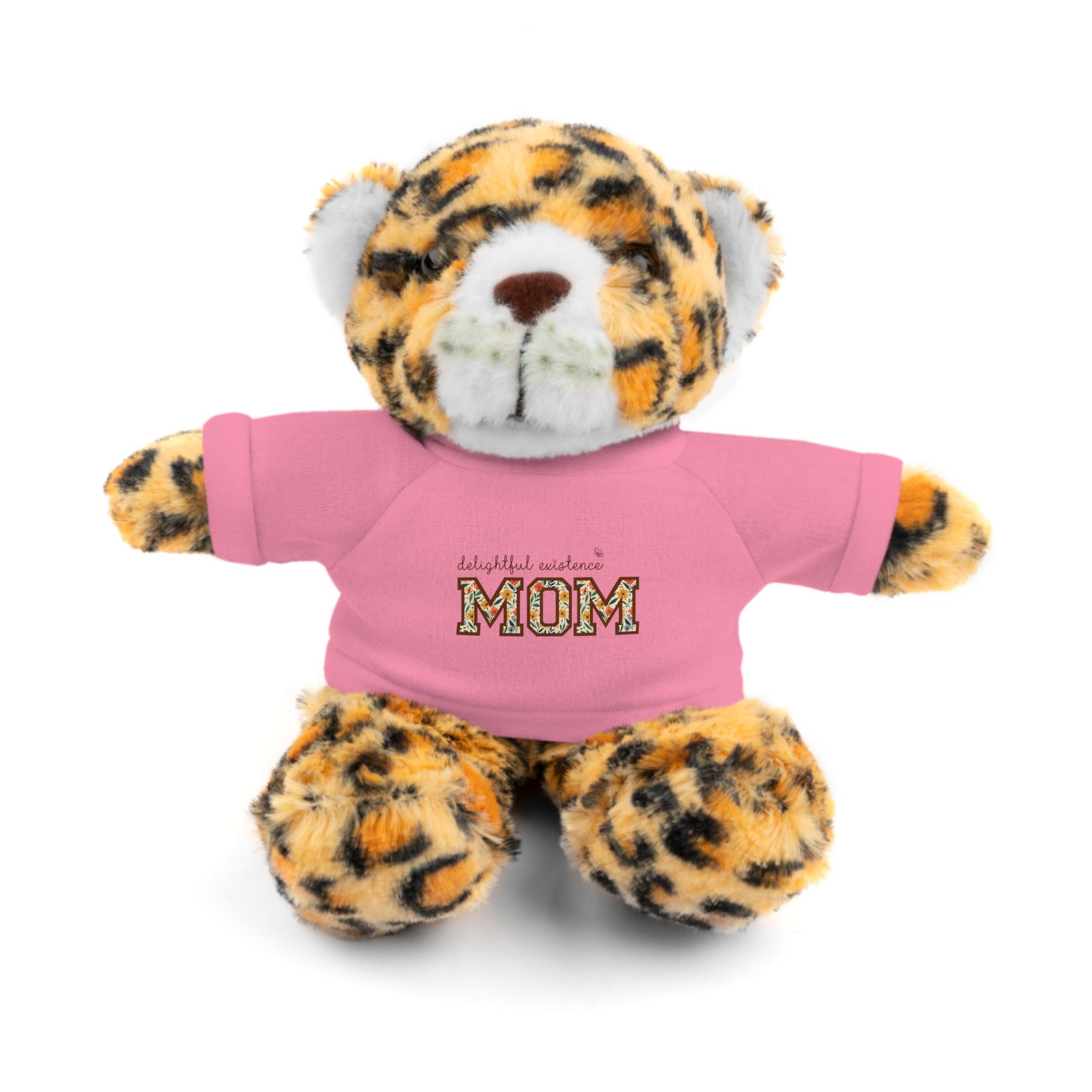 “Delightful Existence MOM” Floral Plush Toy — Plush Gift for Mother's Day
