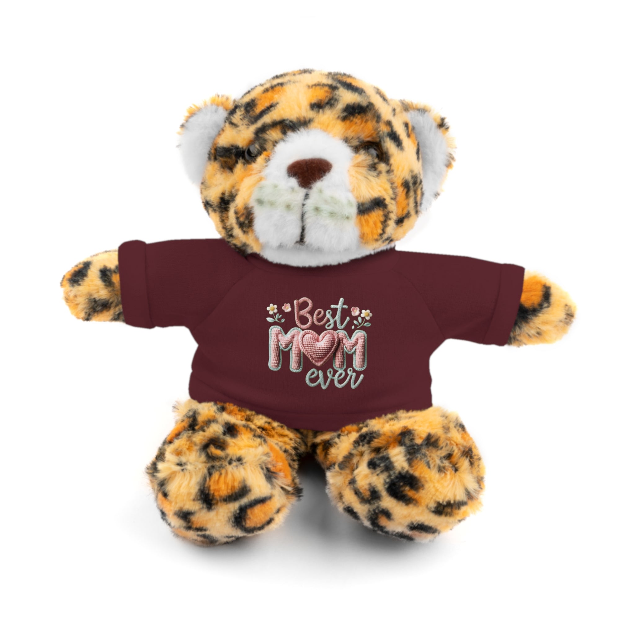 Plush Bear with 'Best Mom Ever' Tee — Cute Mother's Day Gift