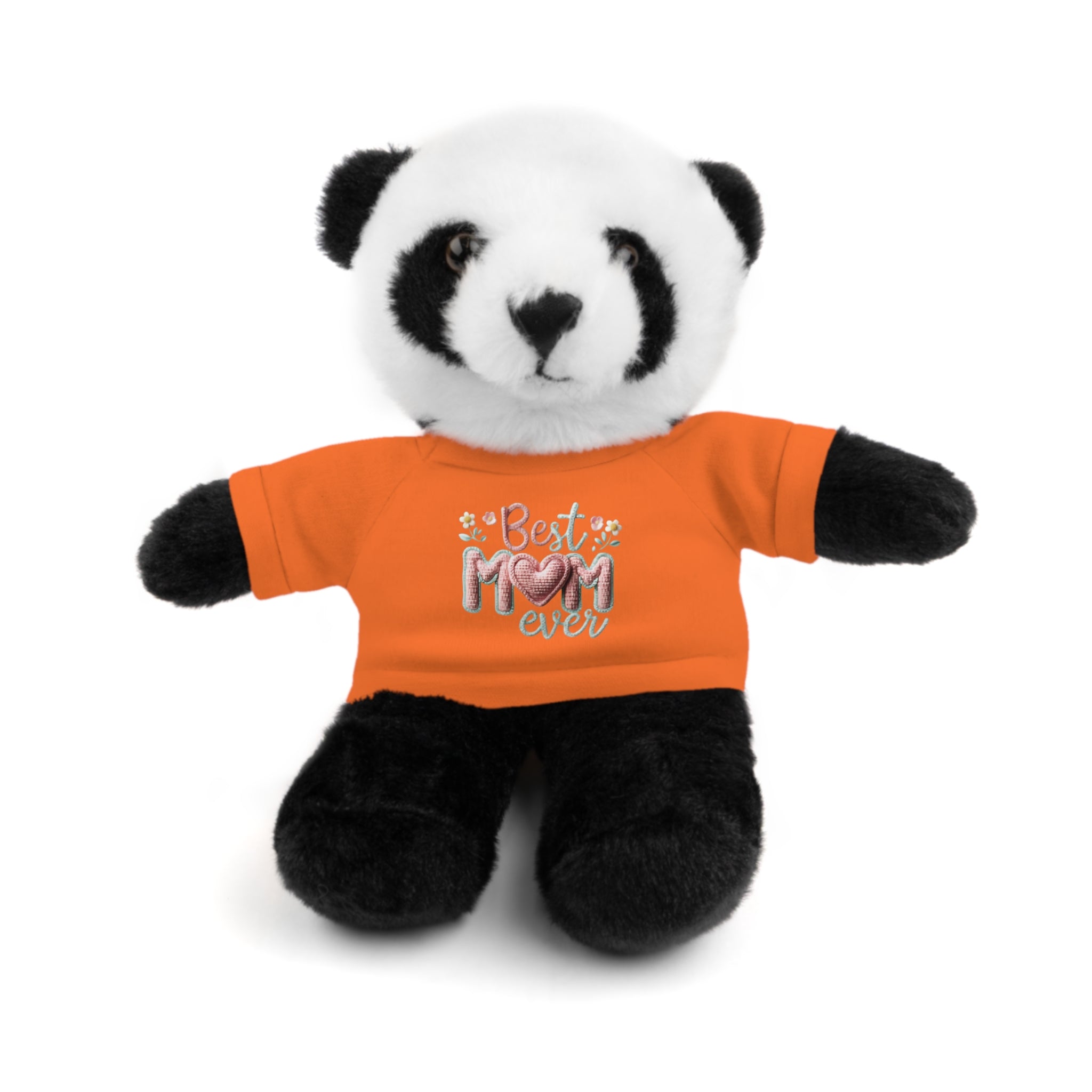 Plush Bear with 'Best Mom Ever' Tee — Cute Mother's Day Gift