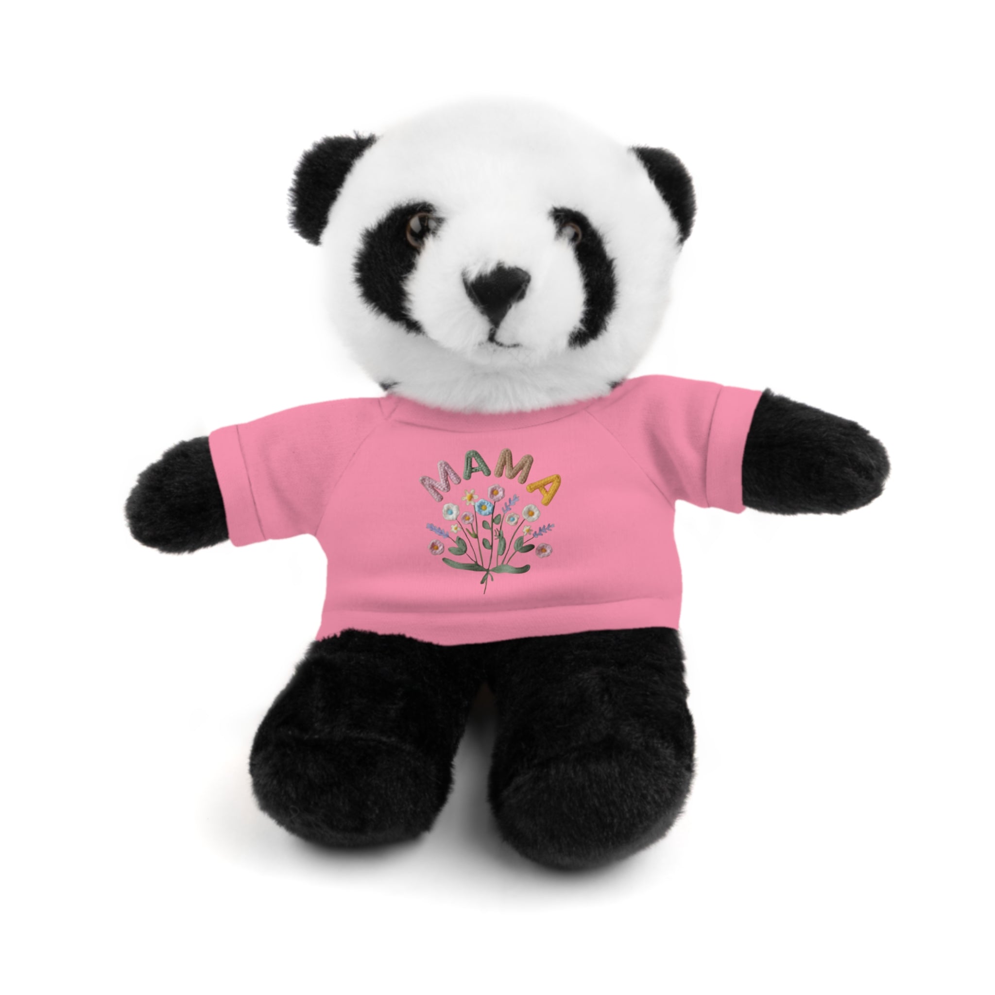 Mama Floral Bear Plush with Tee — Cute Mother's Day Gift