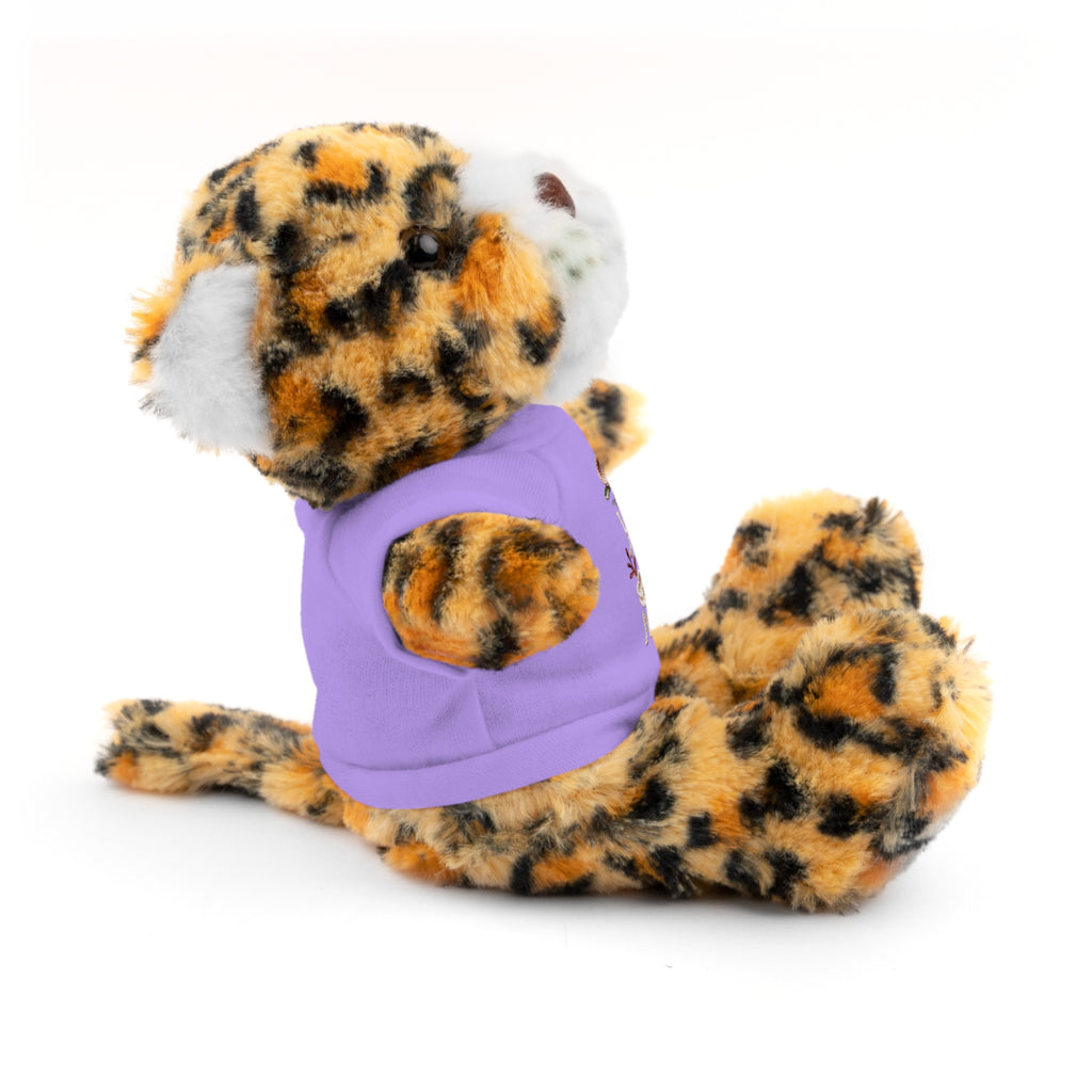 Floral 'Be Kind' Plush Bear with Tee — Cute Gift for Kids & Adults