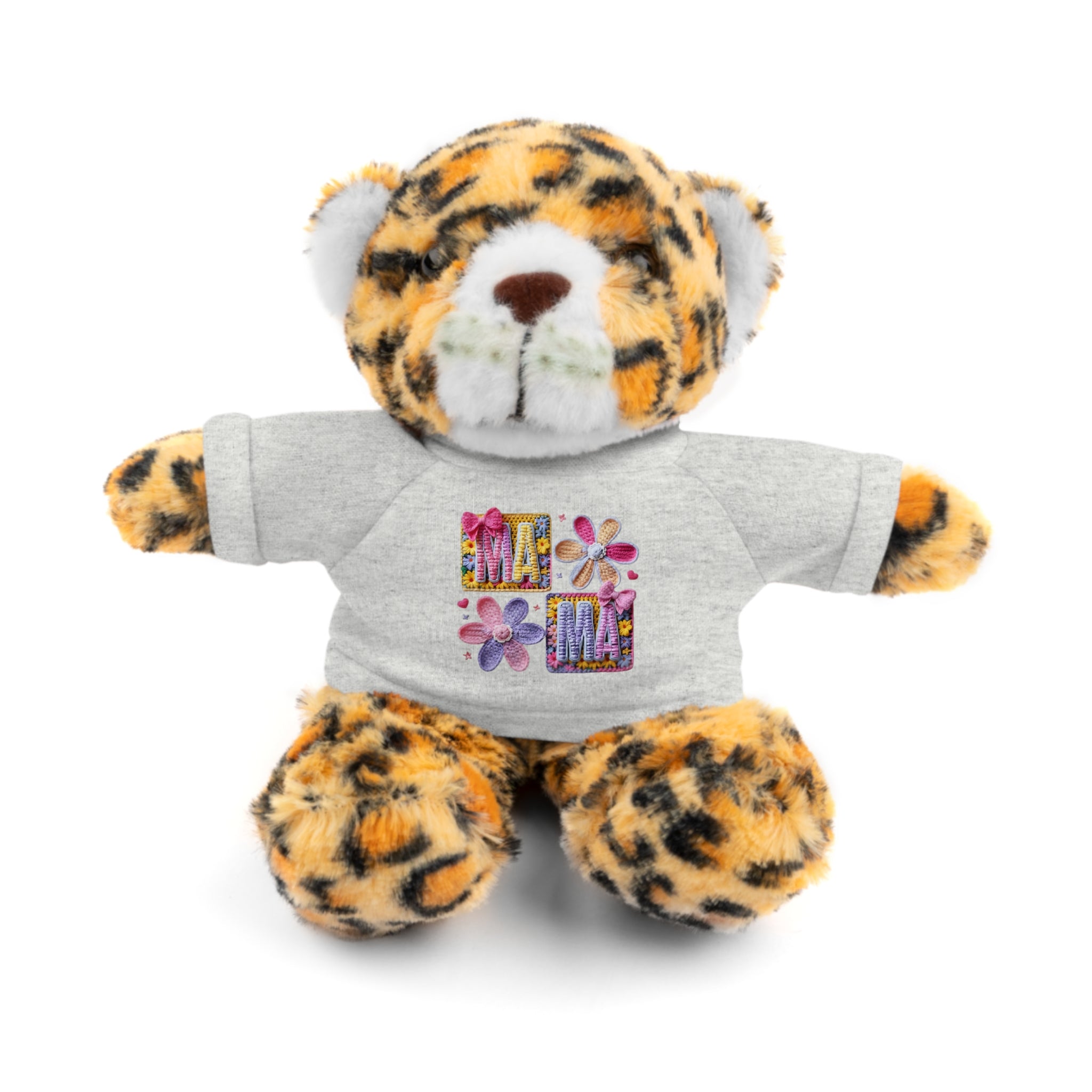 Mama Floral Teddy Bear with T-Shirt
