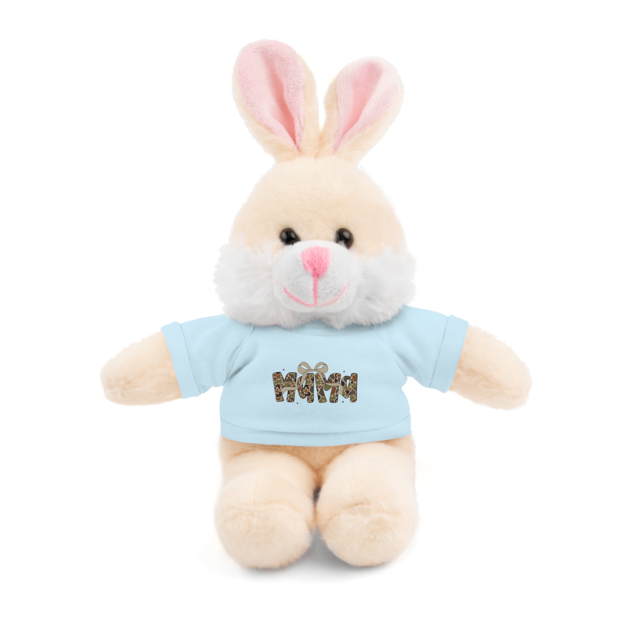 Teddy Bear Plush with 'Mama' Tee – Cozy Gift for New Moms & Mother's Day