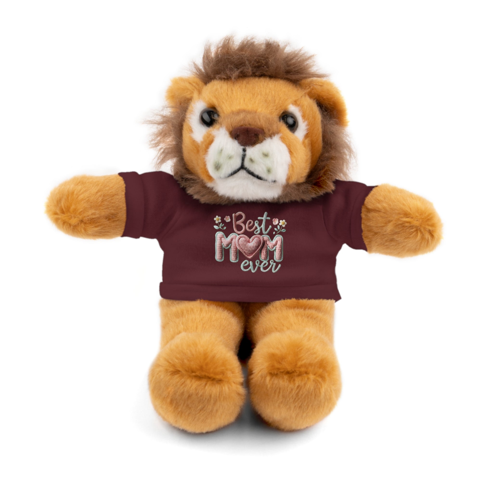 Plush Bear with 'Best Mom Ever' Tee — Cute Mother's Day Gift