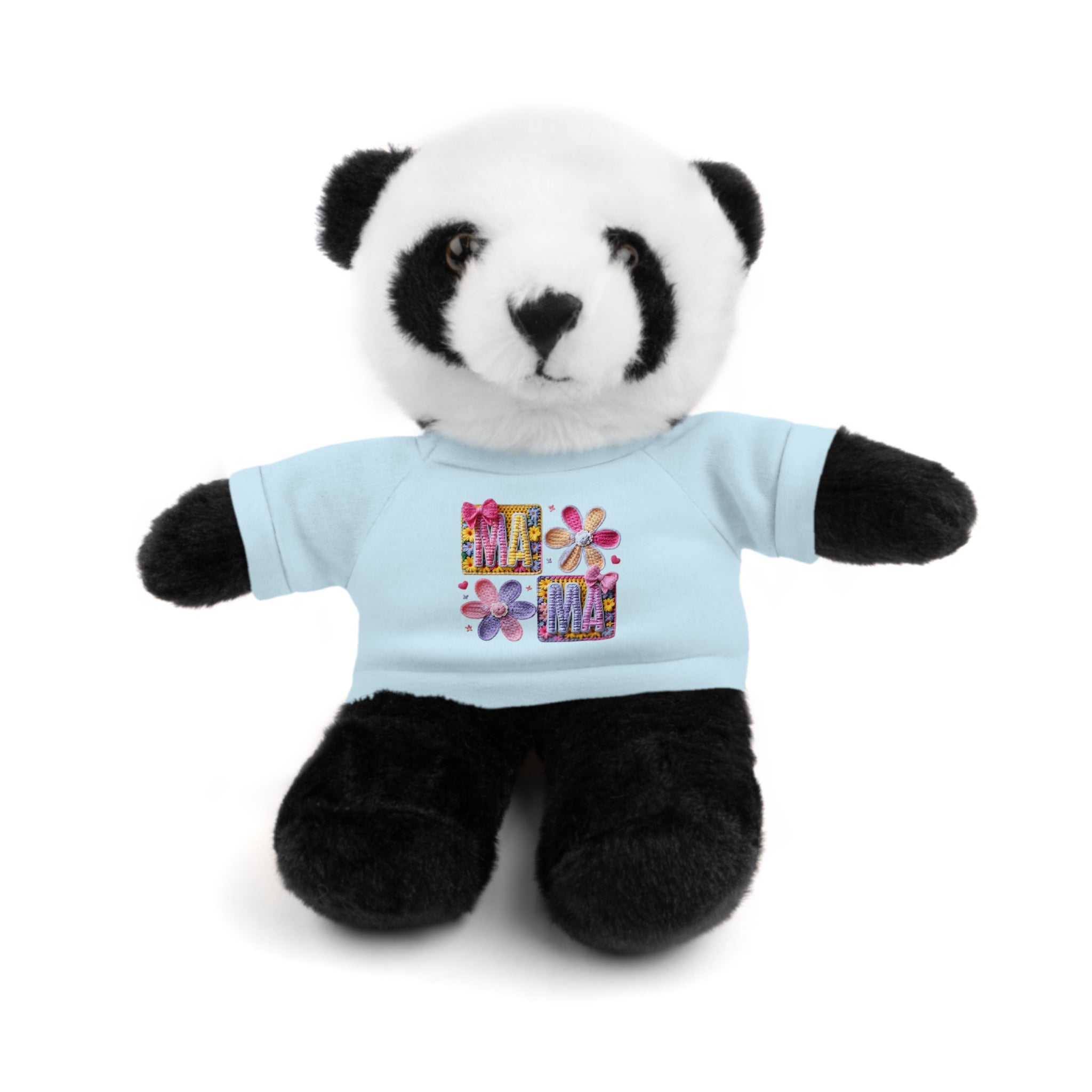 Mama Floral Teddy Bear with T-Shirt