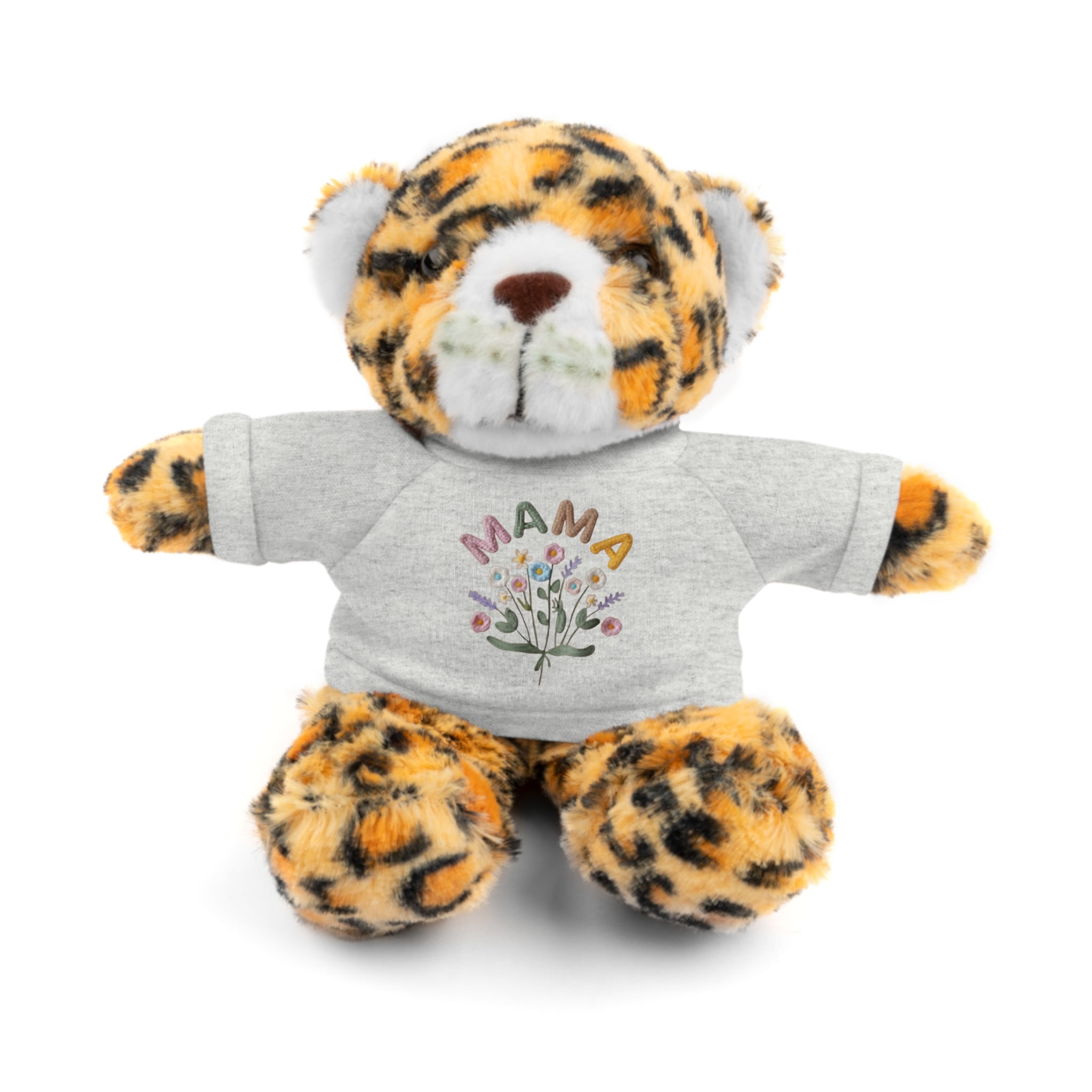 Mama Floral Bear Plush with Tee — Cute Mother's Day Gift
