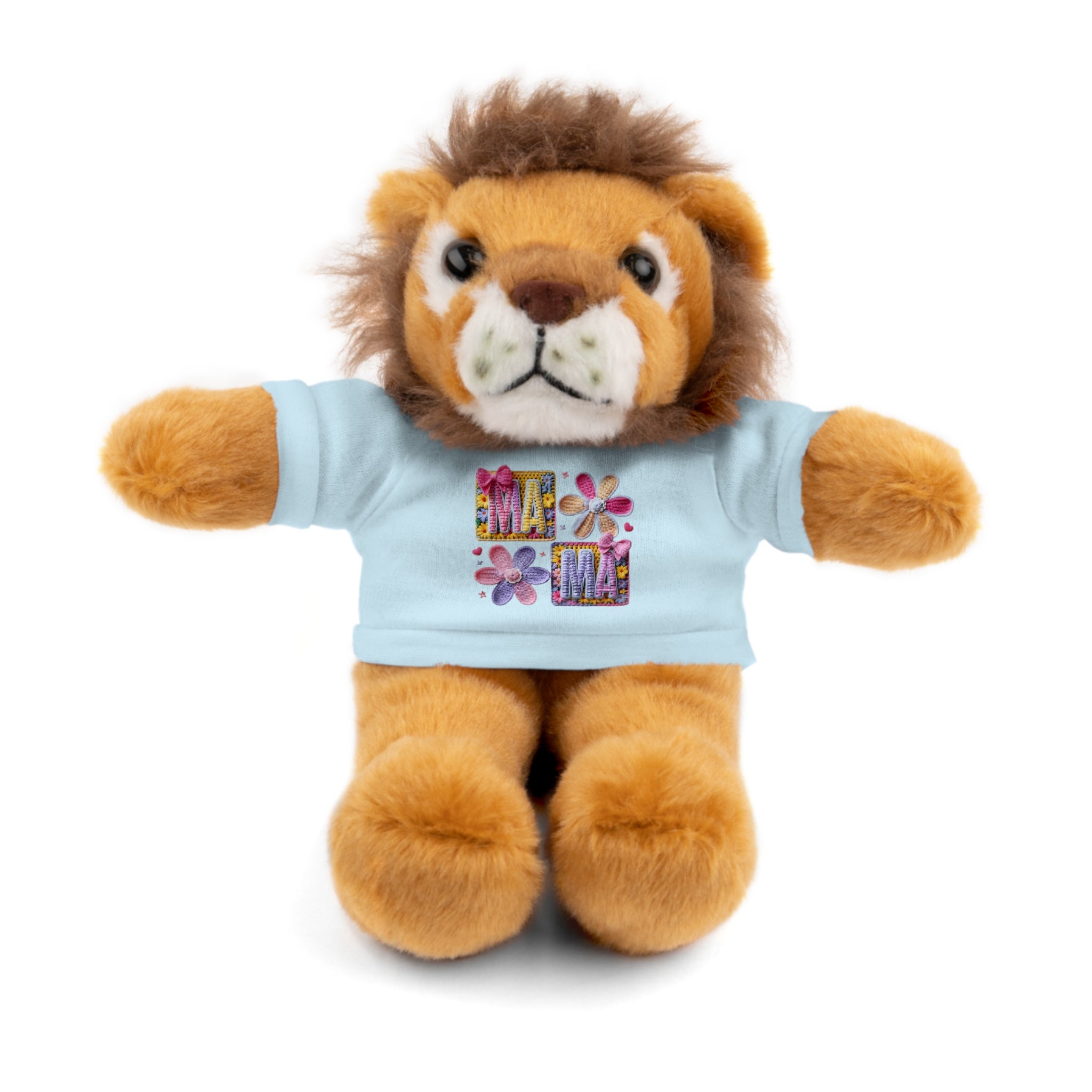 Mama Floral Teddy Bear with T-Shirt