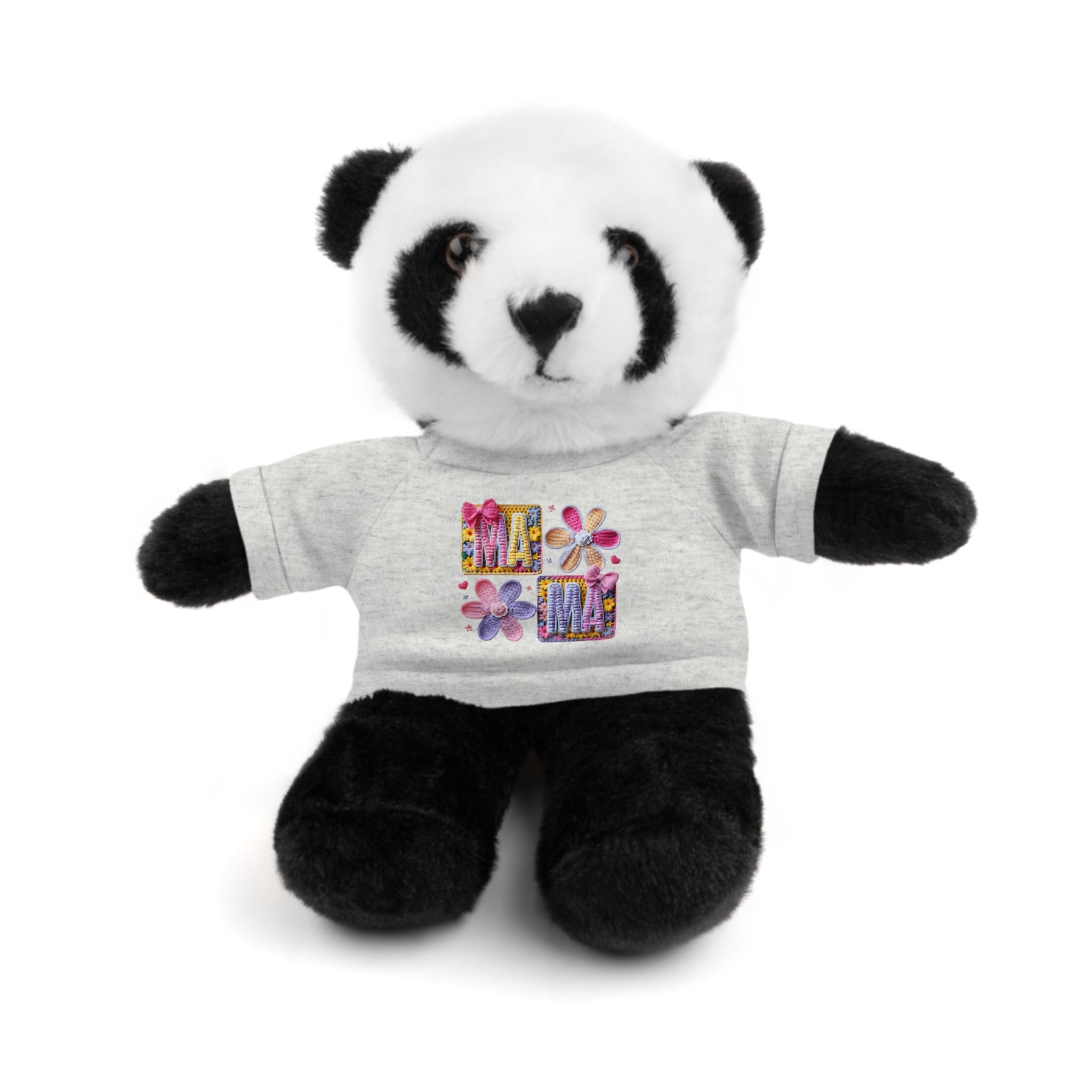 Mama Floral Teddy Bear with T-Shirt
