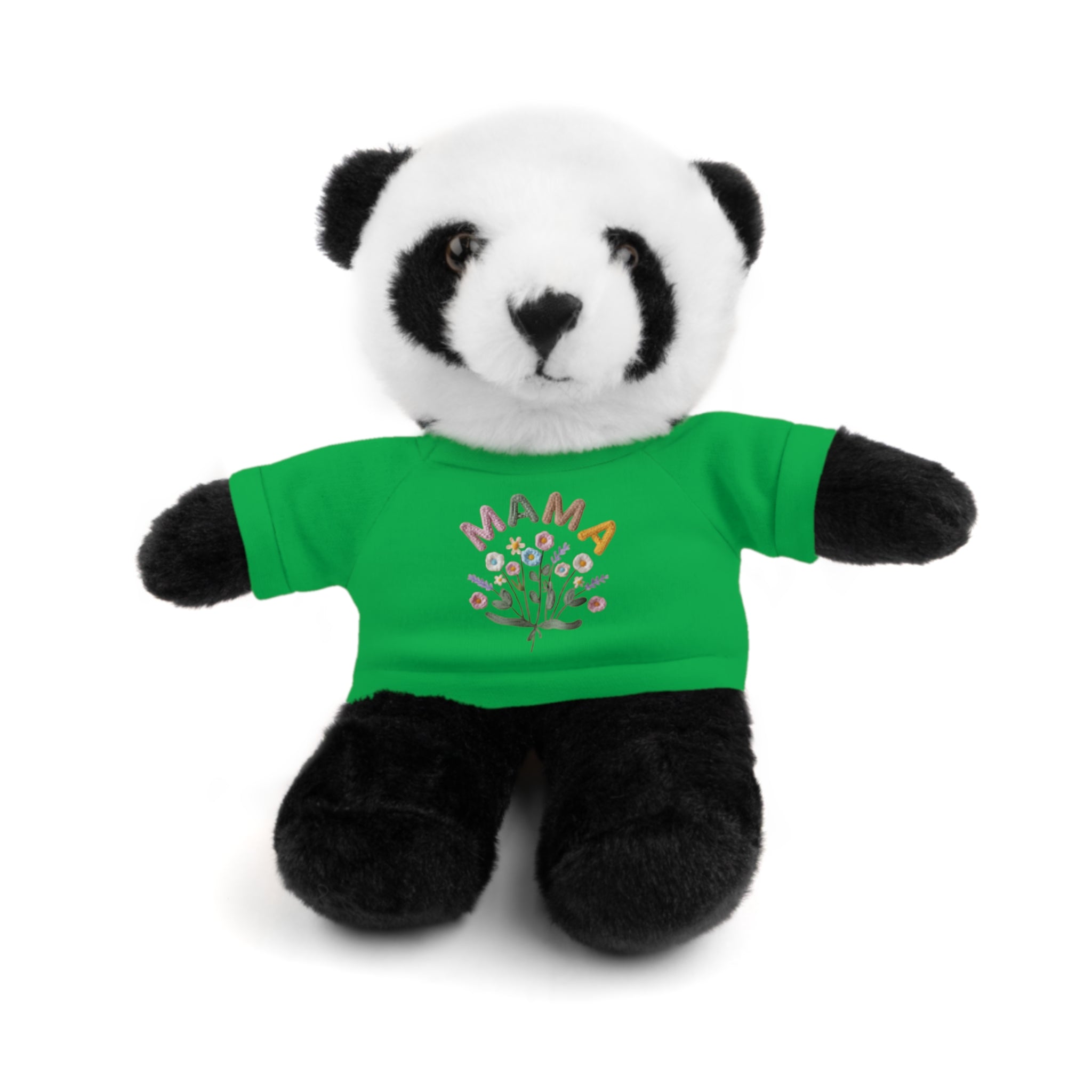 Mama Floral Bear Plush with Tee — Cute Mother's Day Gift