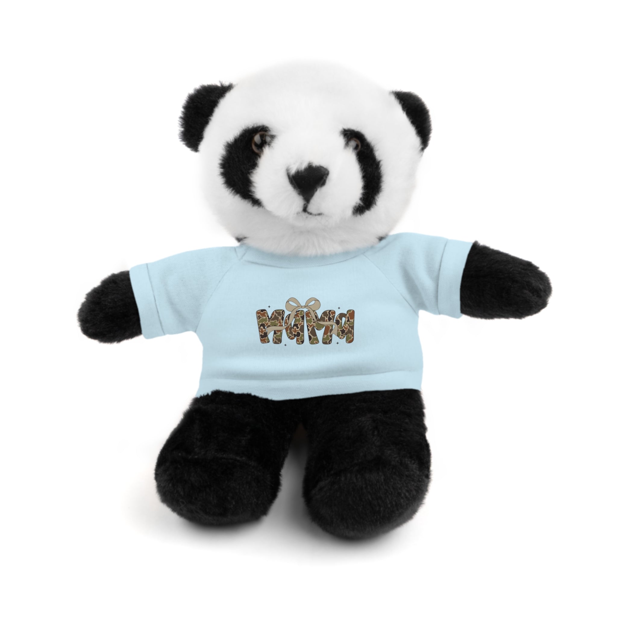 Teddy Bear Plush with 'Mama' Tee – Cozy Gift for New Moms & Mother's Day