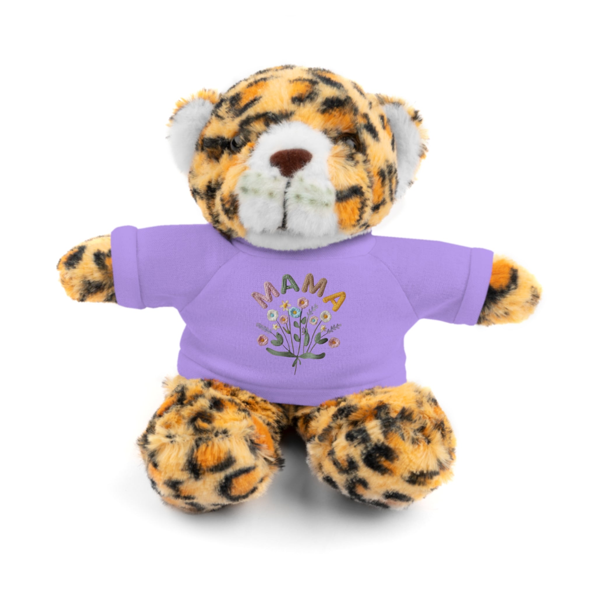 Mama Floral Bear Plush with Tee — Cute Mother's Day Gift