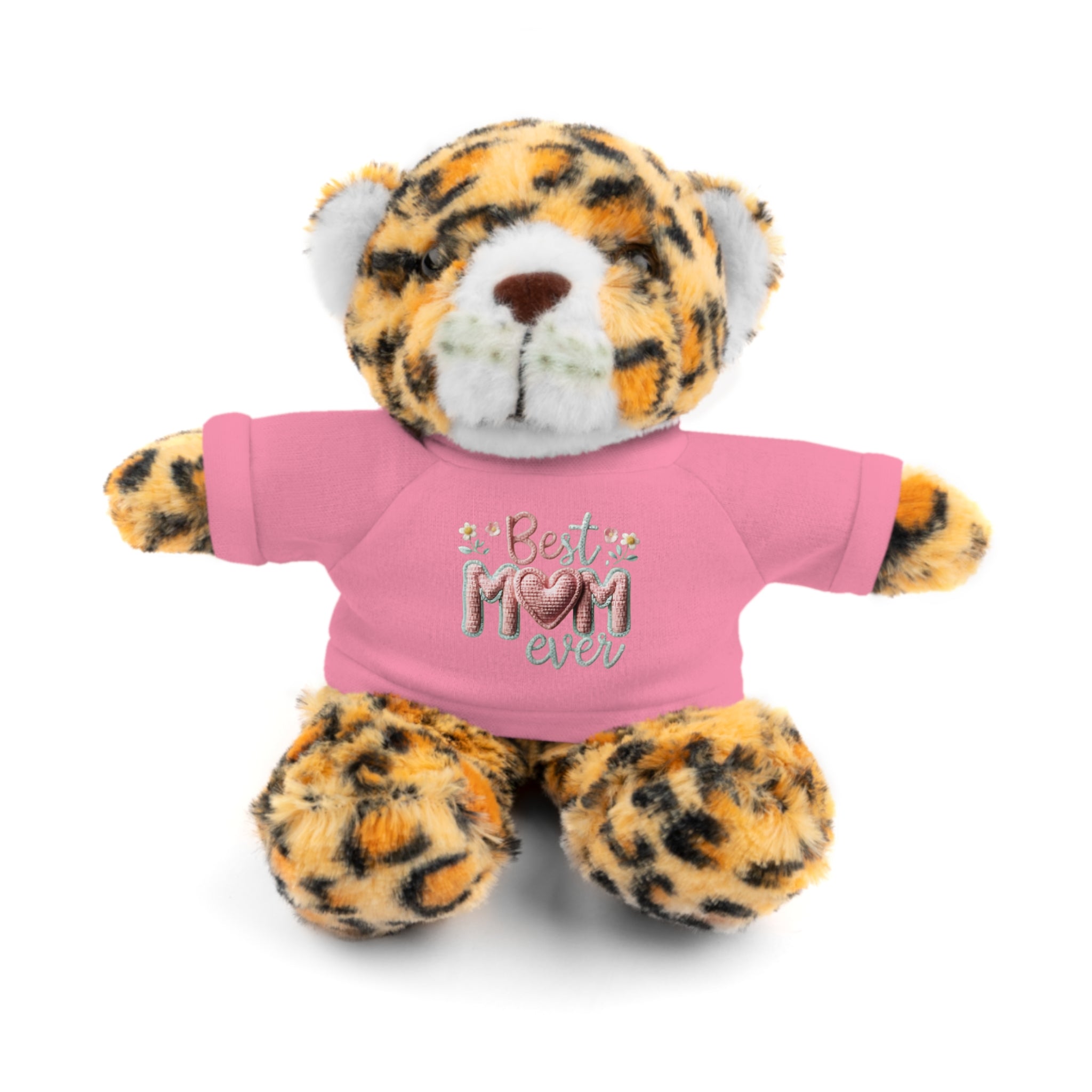 Plush Bear with 'Best Mom Ever' Tee — Cute Mother's Day Gift