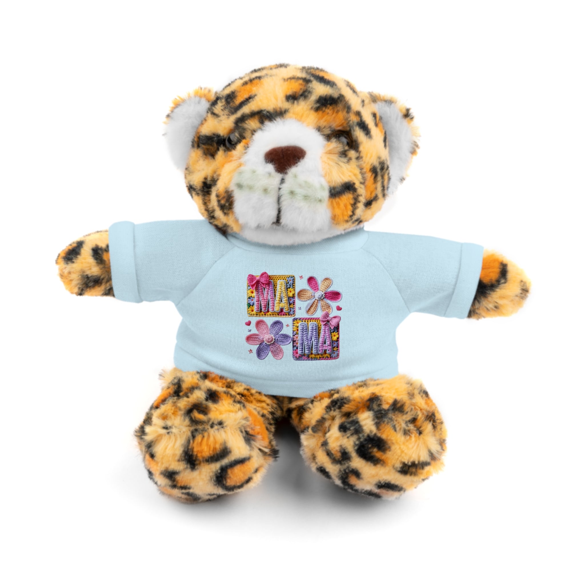 Mama Floral Teddy Bear with T-Shirt