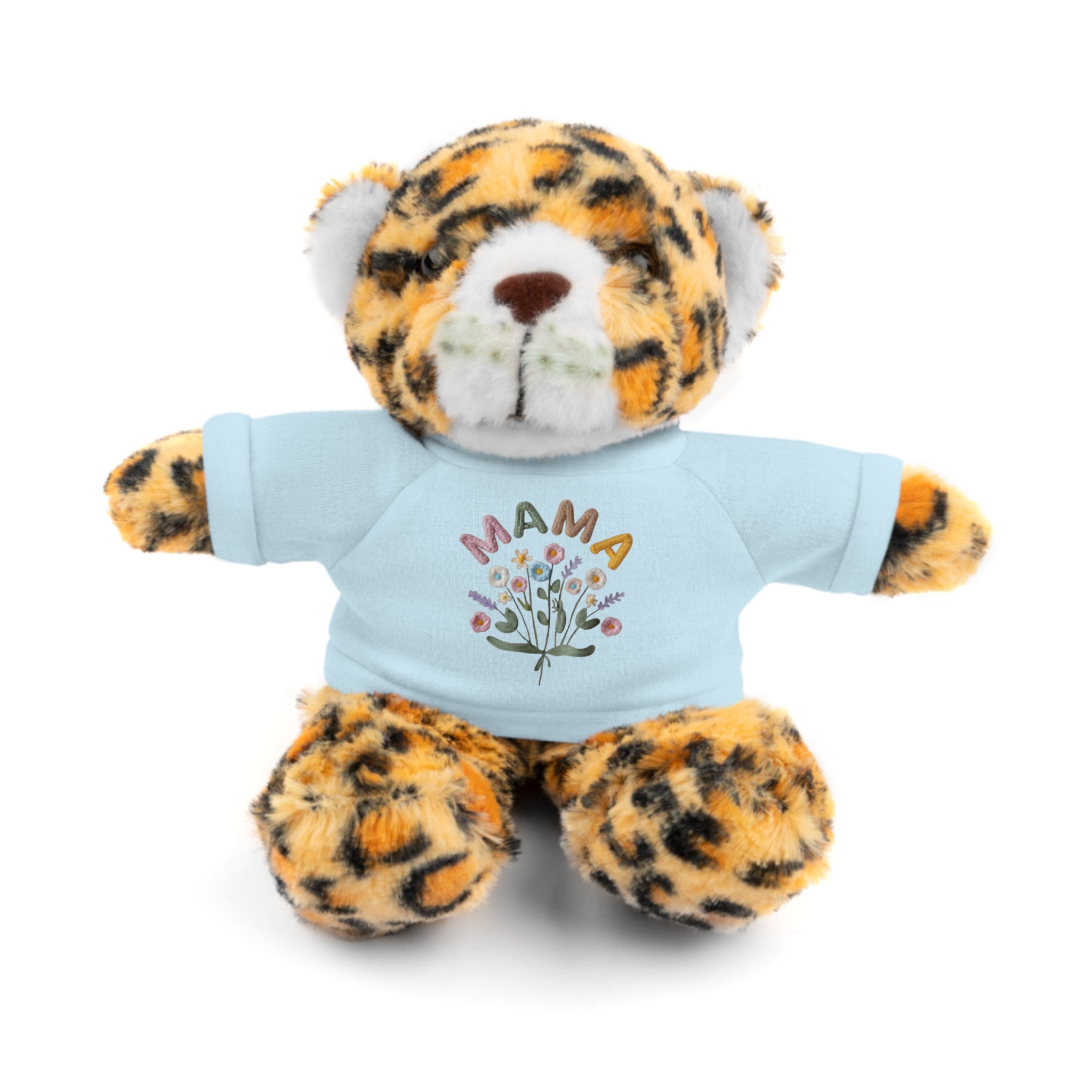 Mama Floral Bear Plush with Tee — Cute Mother's Day Gift