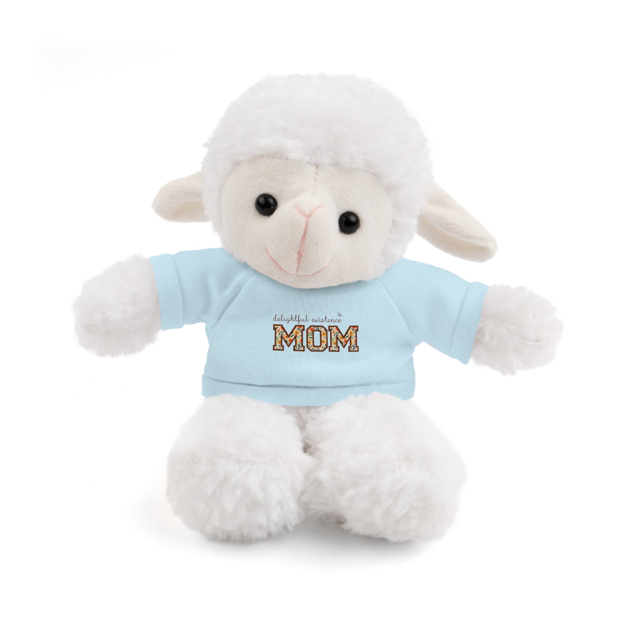 “Delightful Existence MOM” Floral Plush Toy — Plush Gift for Mother's Day
