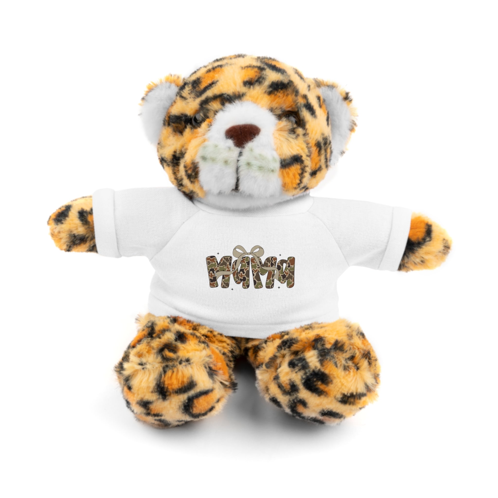 Teddy Bear Plush with 'Mama' Tee – Cozy Gift for New Moms & Mother's Day