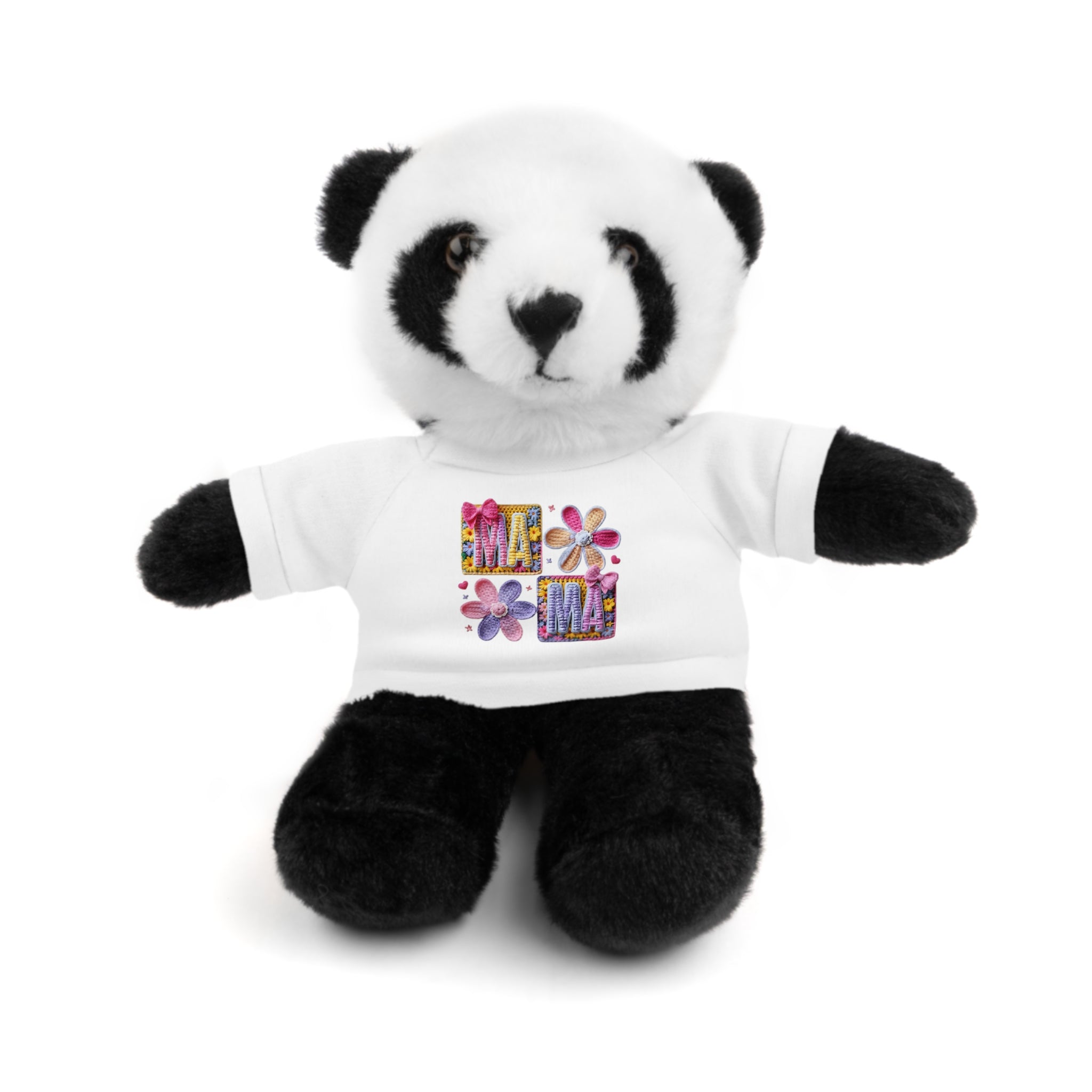 Mama Floral Teddy Bear with T-Shirt