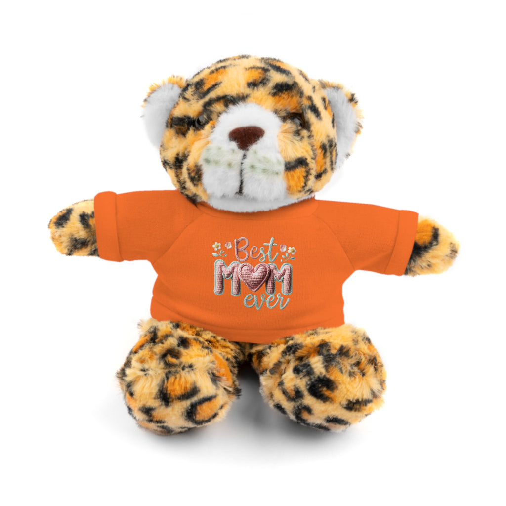 Plush Bear with 'Best Mom Ever' Tee — Cute Mother's Day Gift