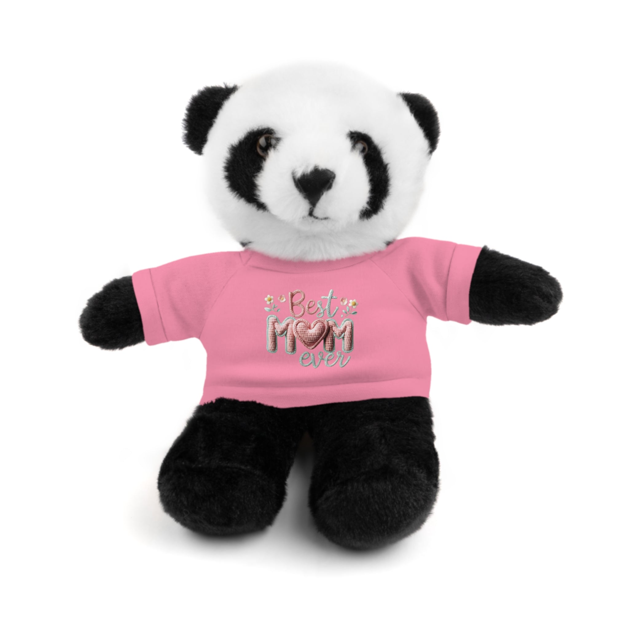 Plush Bear with 'Best Mom Ever' Tee — Cute Mother's Day Gift