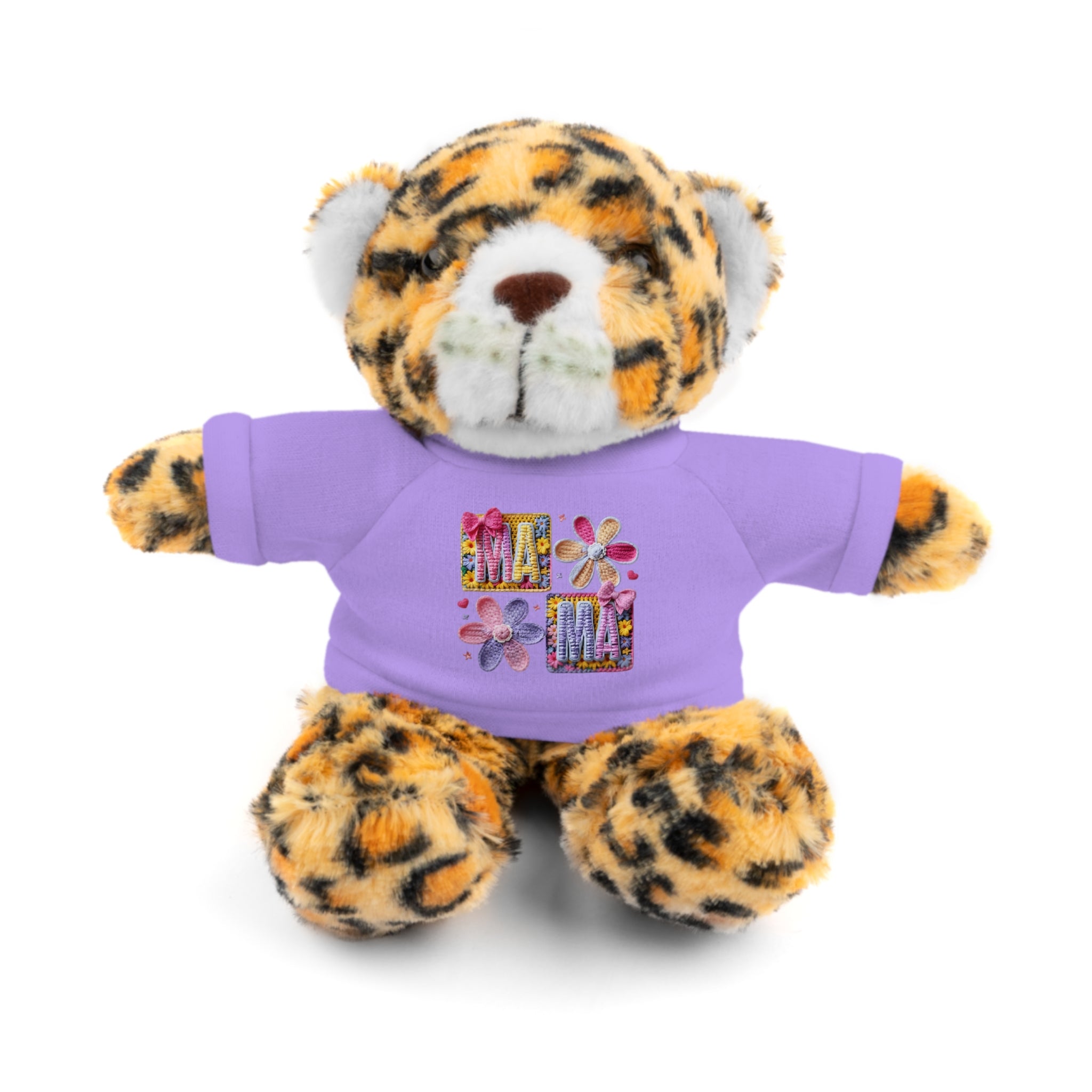 Mama Floral Teddy Bear with T-Shirt