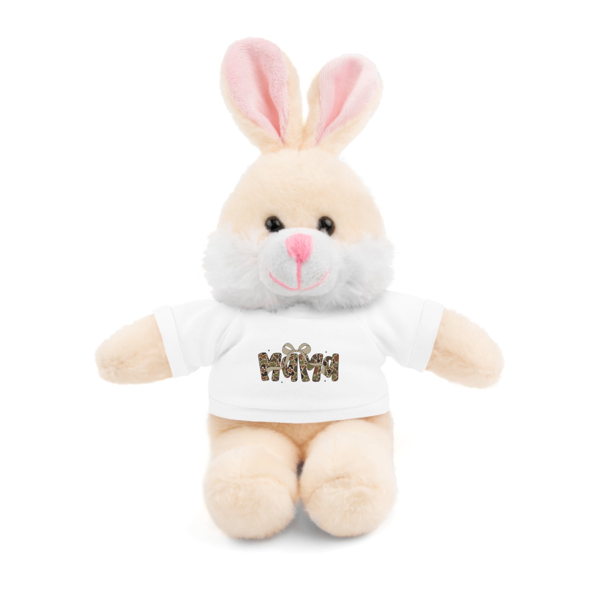 Teddy Bear Plush with 'Mama' Tee – Cozy Gift for New Moms & Mother's Day