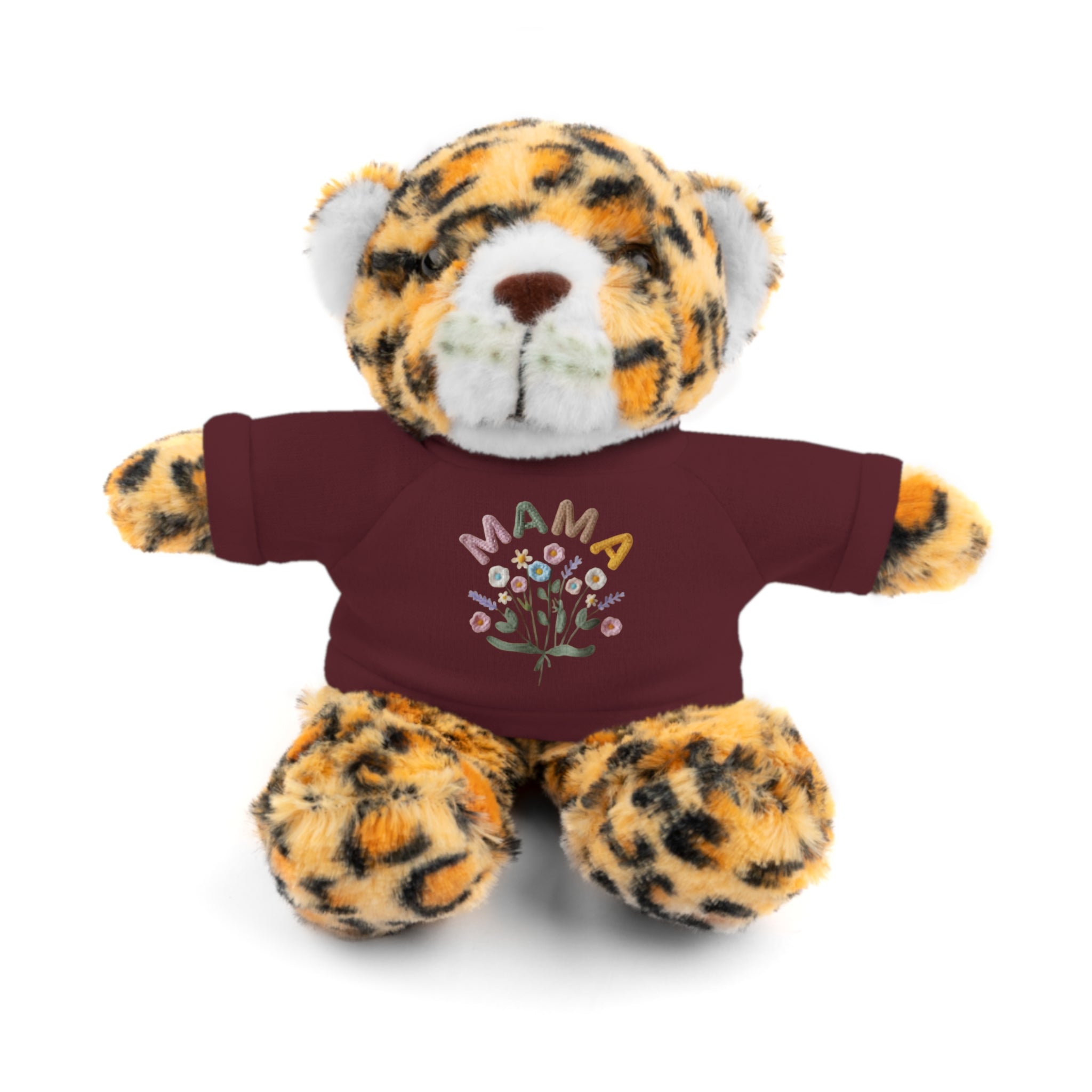 Mama Floral Bear Plush with Tee — Cute Mother's Day Gift