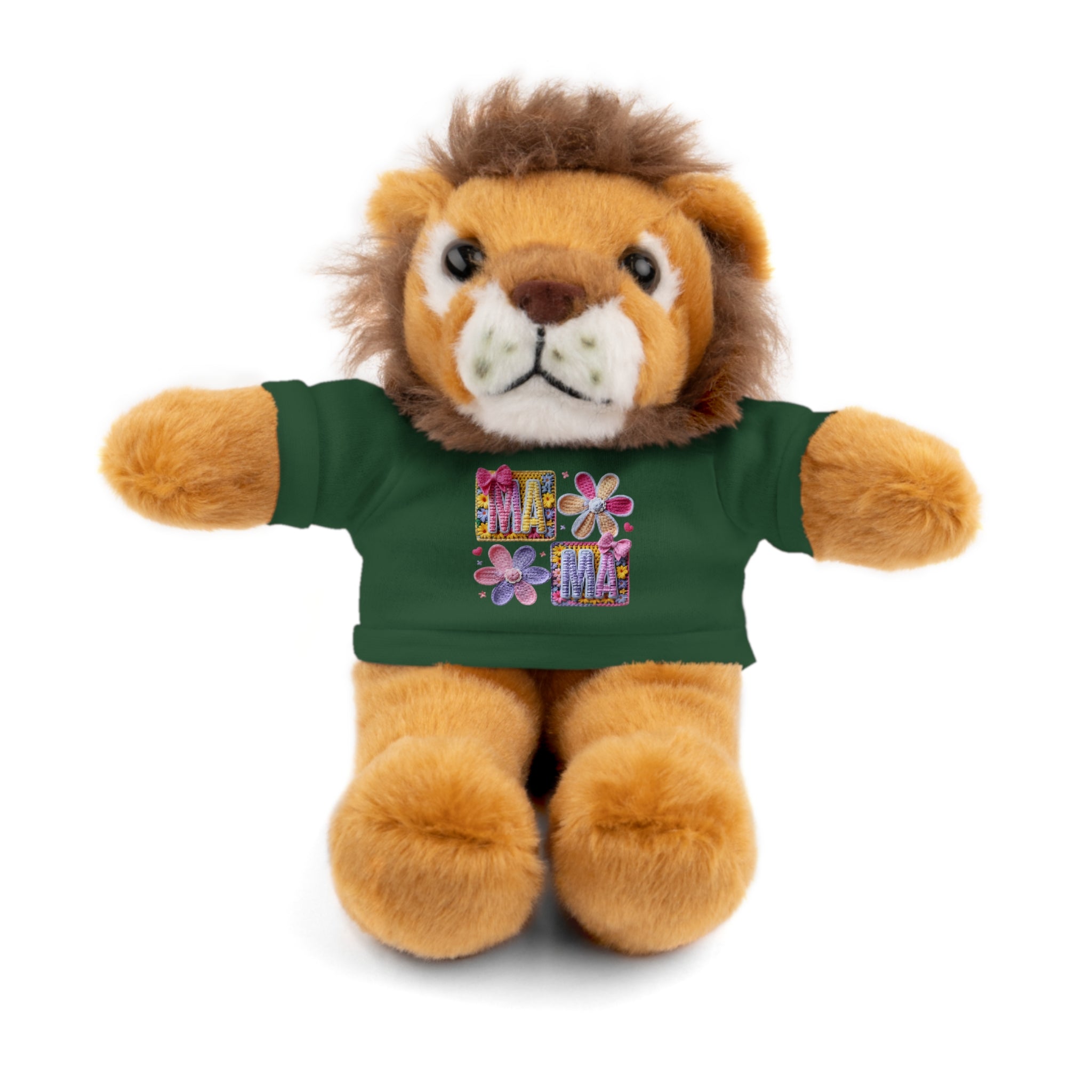 Mama Floral Teddy Bear with T-Shirt