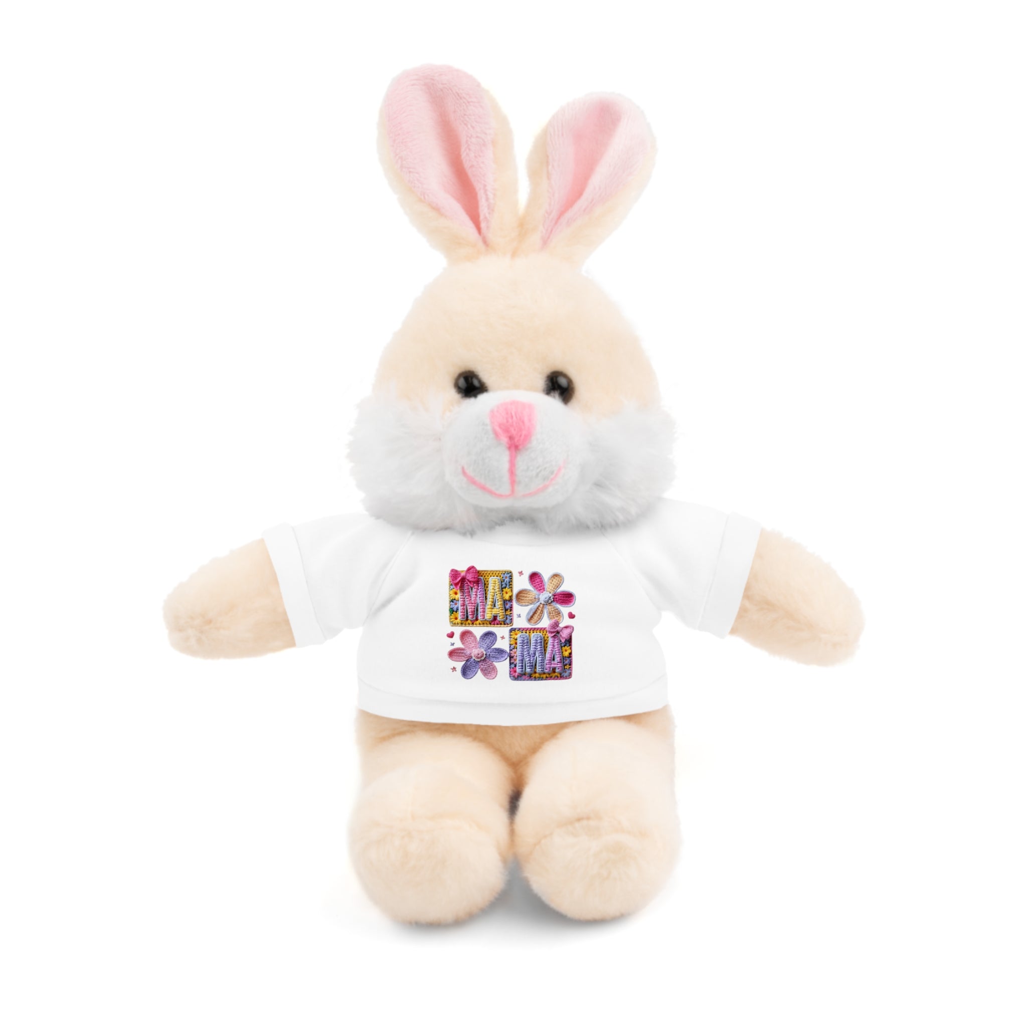 Mama Floral Teddy Bear with T-Shirt