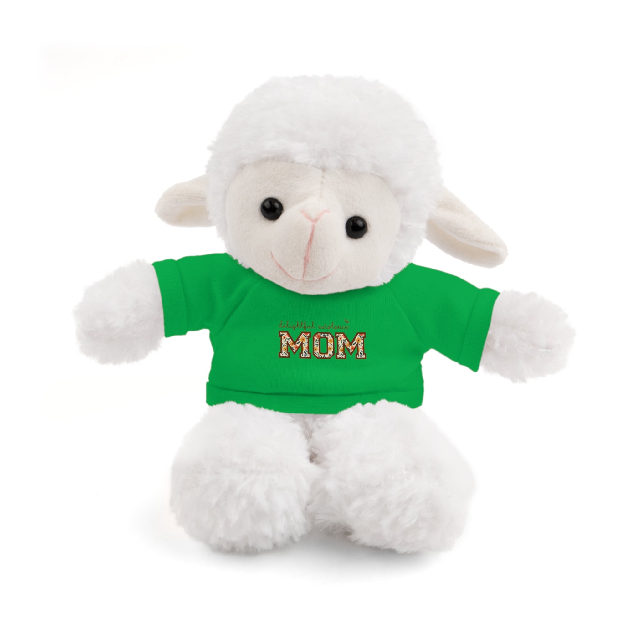 “Delightful Existence MOM” Floral Plush Toy — Plush Gift for Mother's Day
