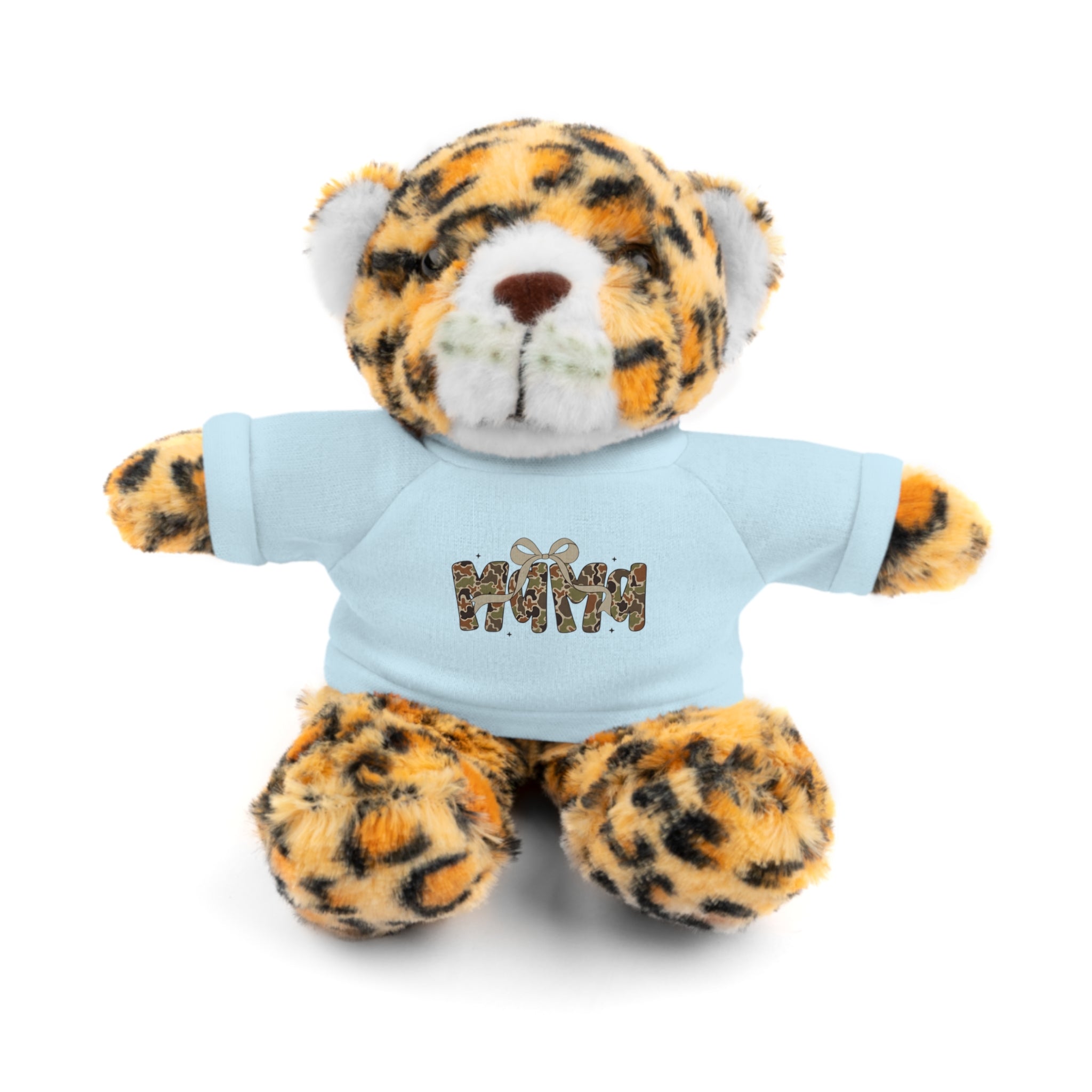 Teddy Bear Plush with 'Mama' Tee – Cozy Gift for New Moms & Mother's Day