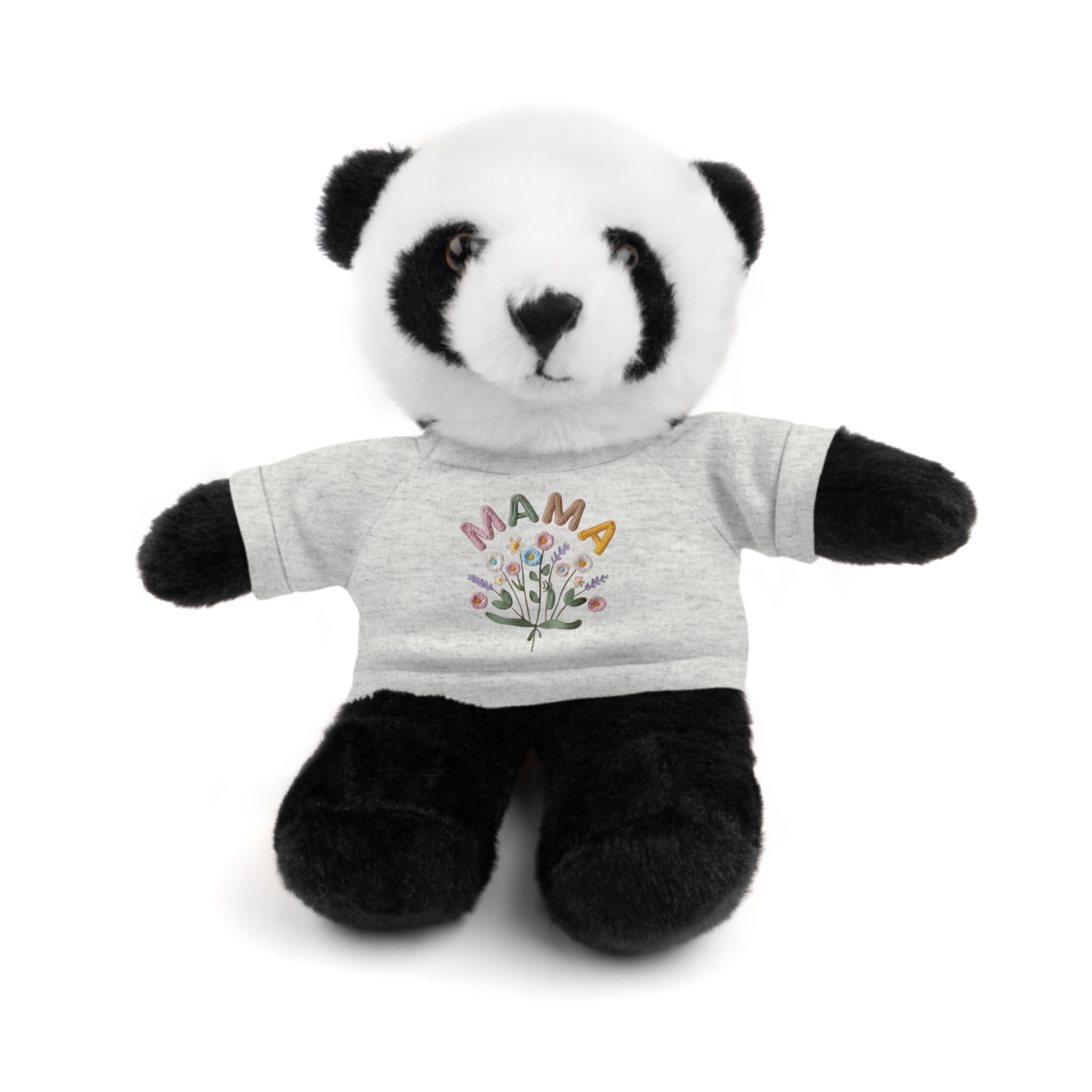 Mama Floral Bear Plush with Tee — Cute Mother's Day Gift