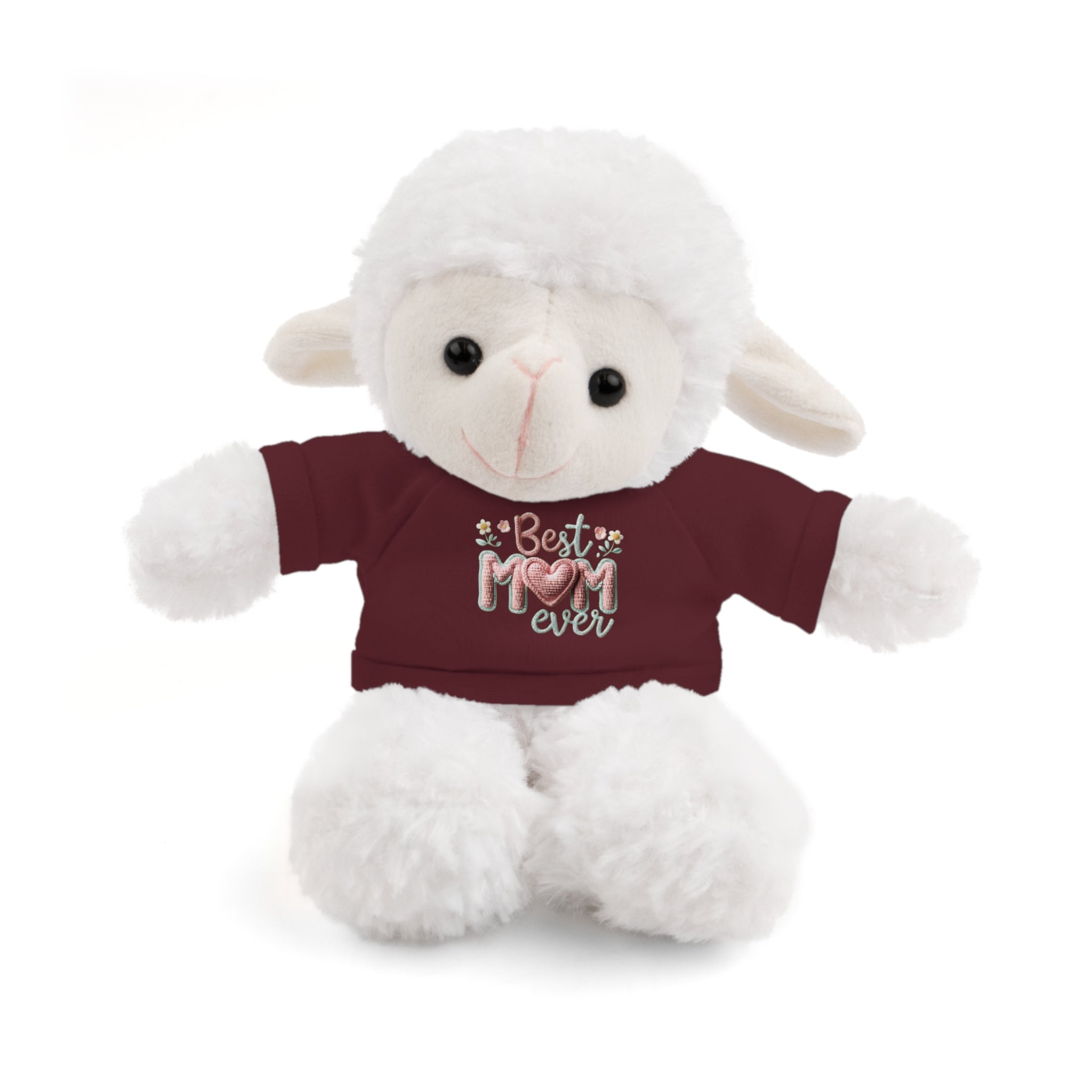 Plush Bear with 'Best Mom Ever' Tee — Cute Mother's Day Gift
