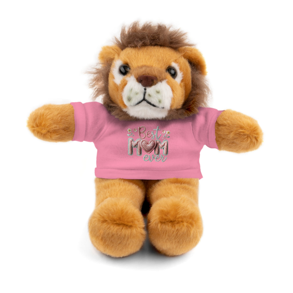 Plush Bear with 'Best Mom Ever' Tee — Cute Mother's Day Gift