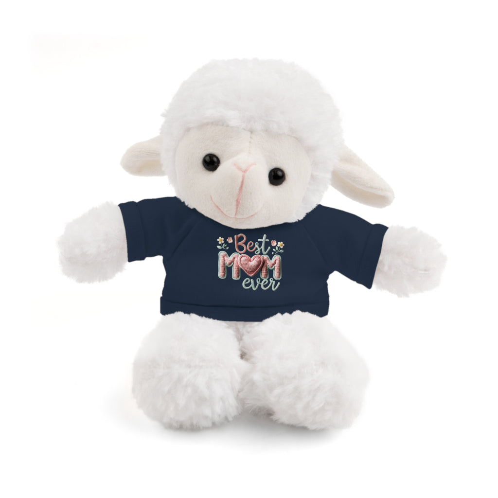 Plush Bear with 'Best Mom Ever' Tee — Cute Mother's Day Gift