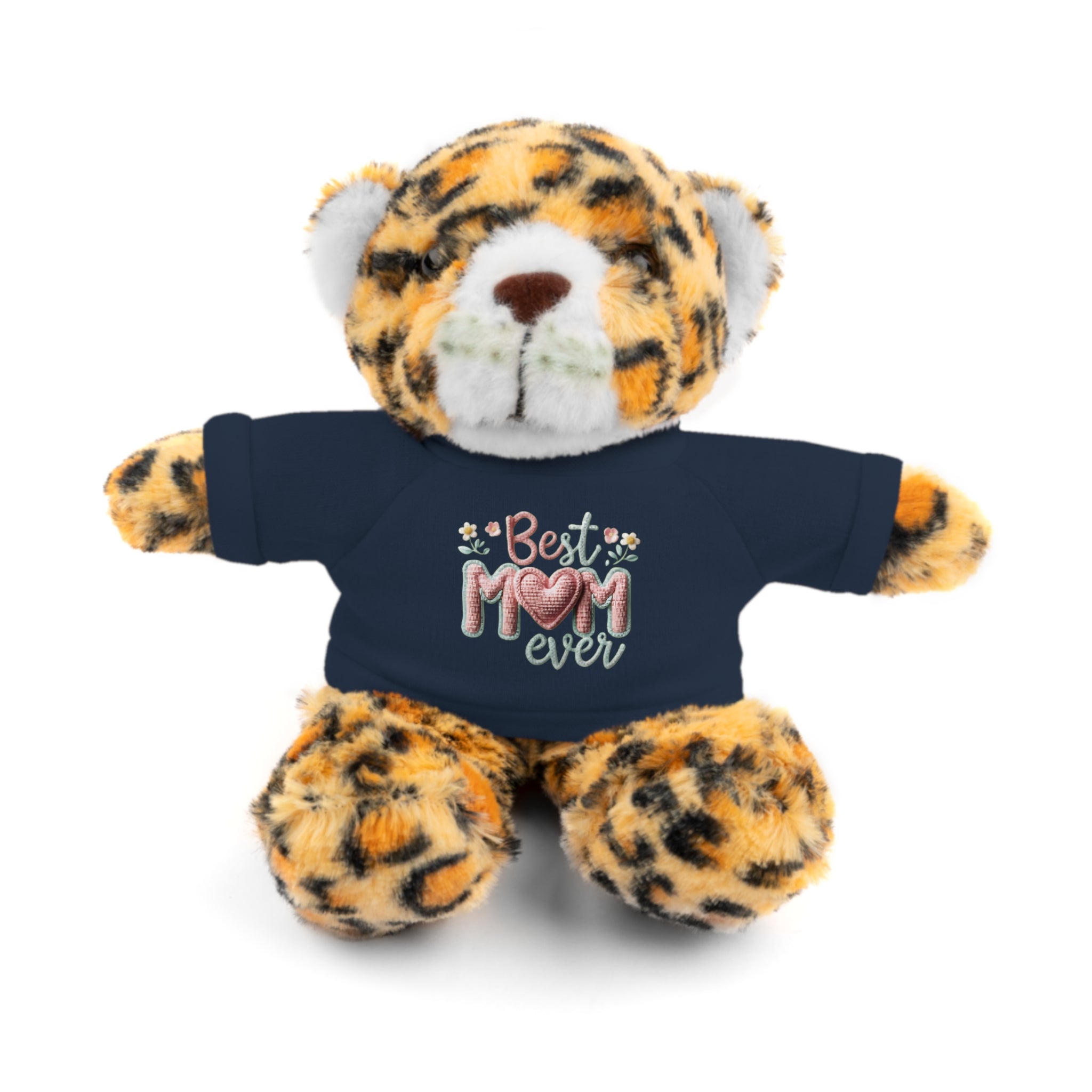 Plush Bear with 'Best Mom Ever' Tee — Cute Mother's Day Gift