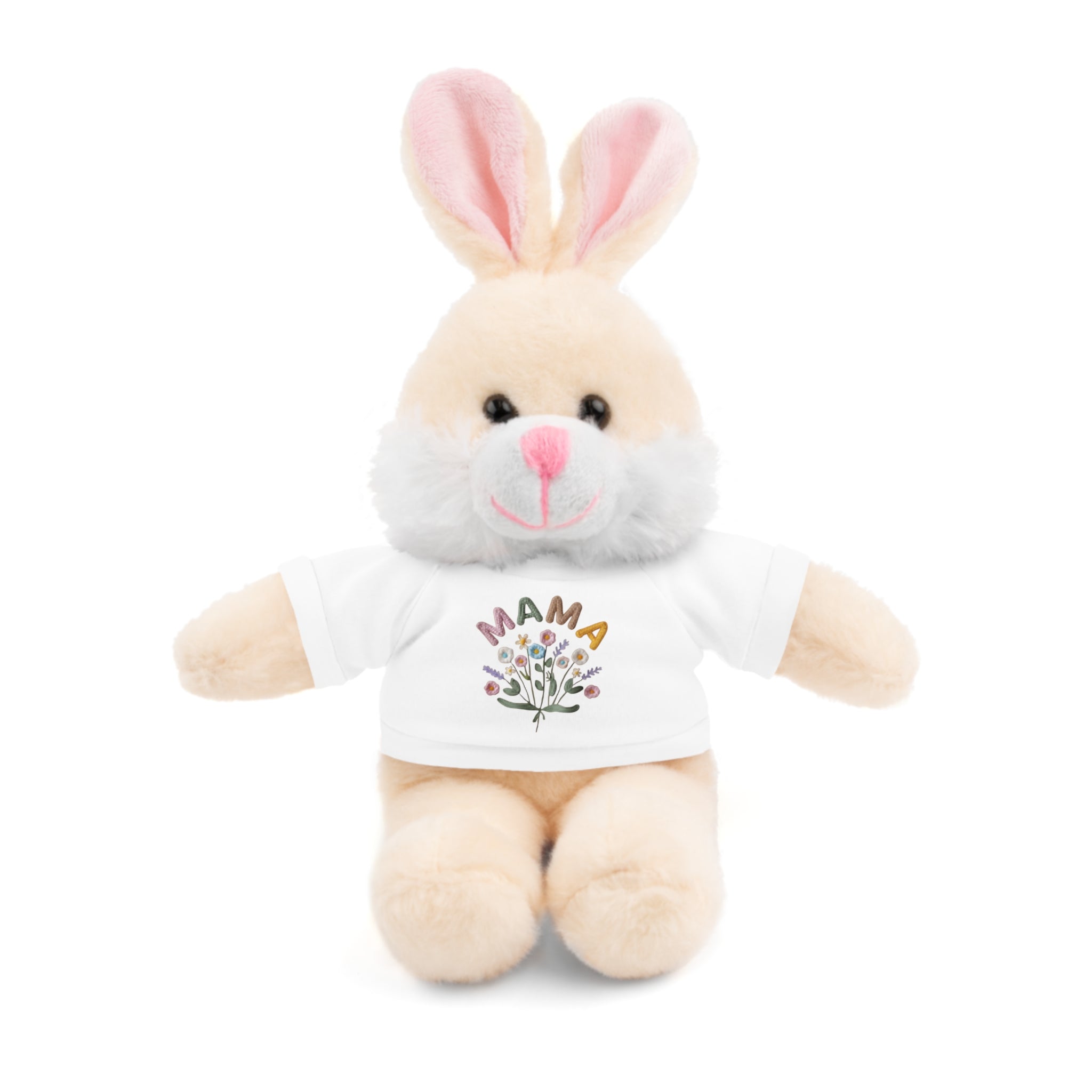 Mama Floral Bear Plush with Tee — Cute Mother's Day Gift