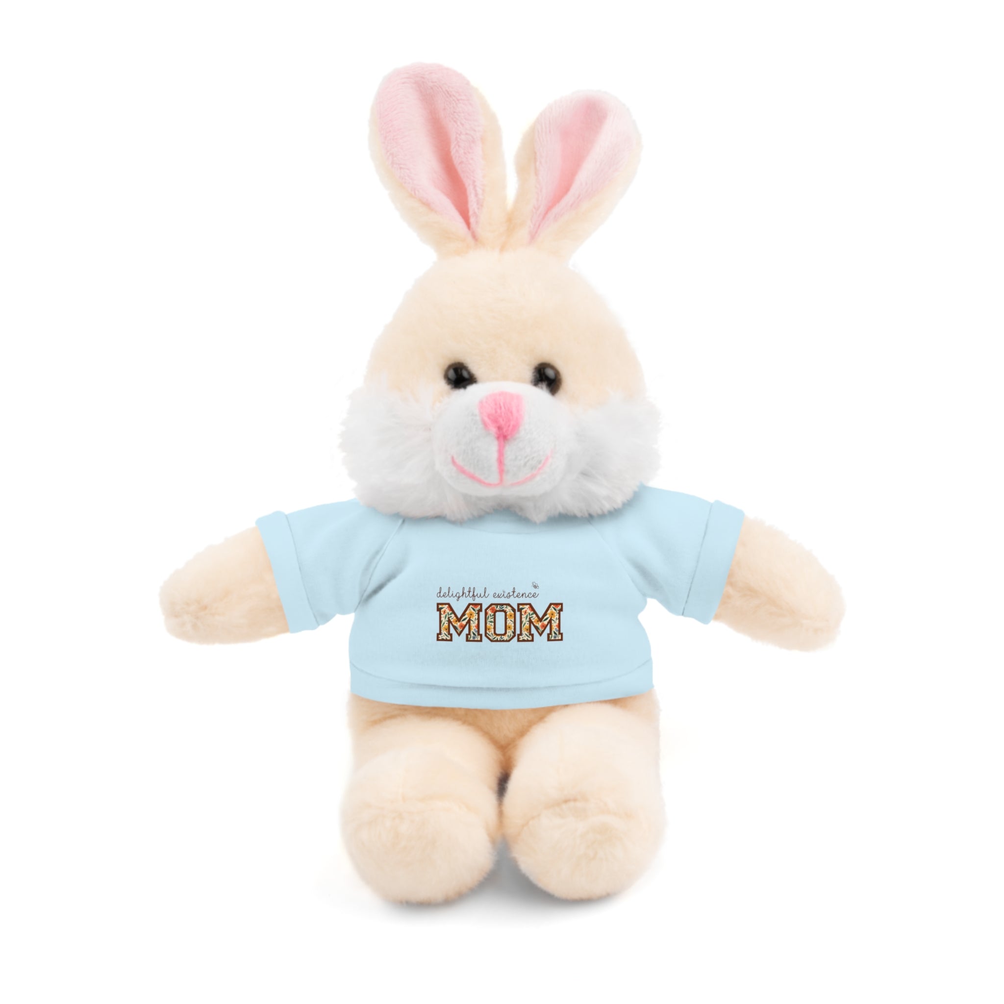 “Delightful Existence MOM” Floral Plush Toy — Plush Gift for Mother's Day