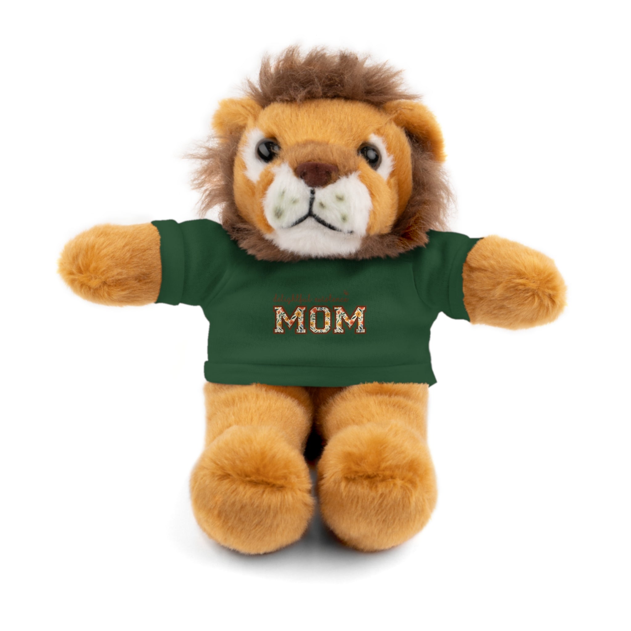 “Delightful Existence MOM” Floral Plush Toy — Plush Gift for Mother's Day